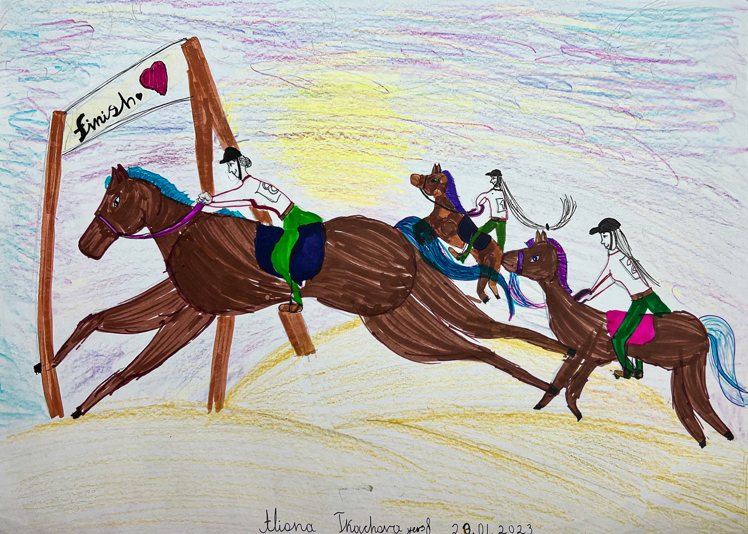 Artworks by my talented pupils. Professional Artist, teacher of art, Artistic Photographer In Dubai (U