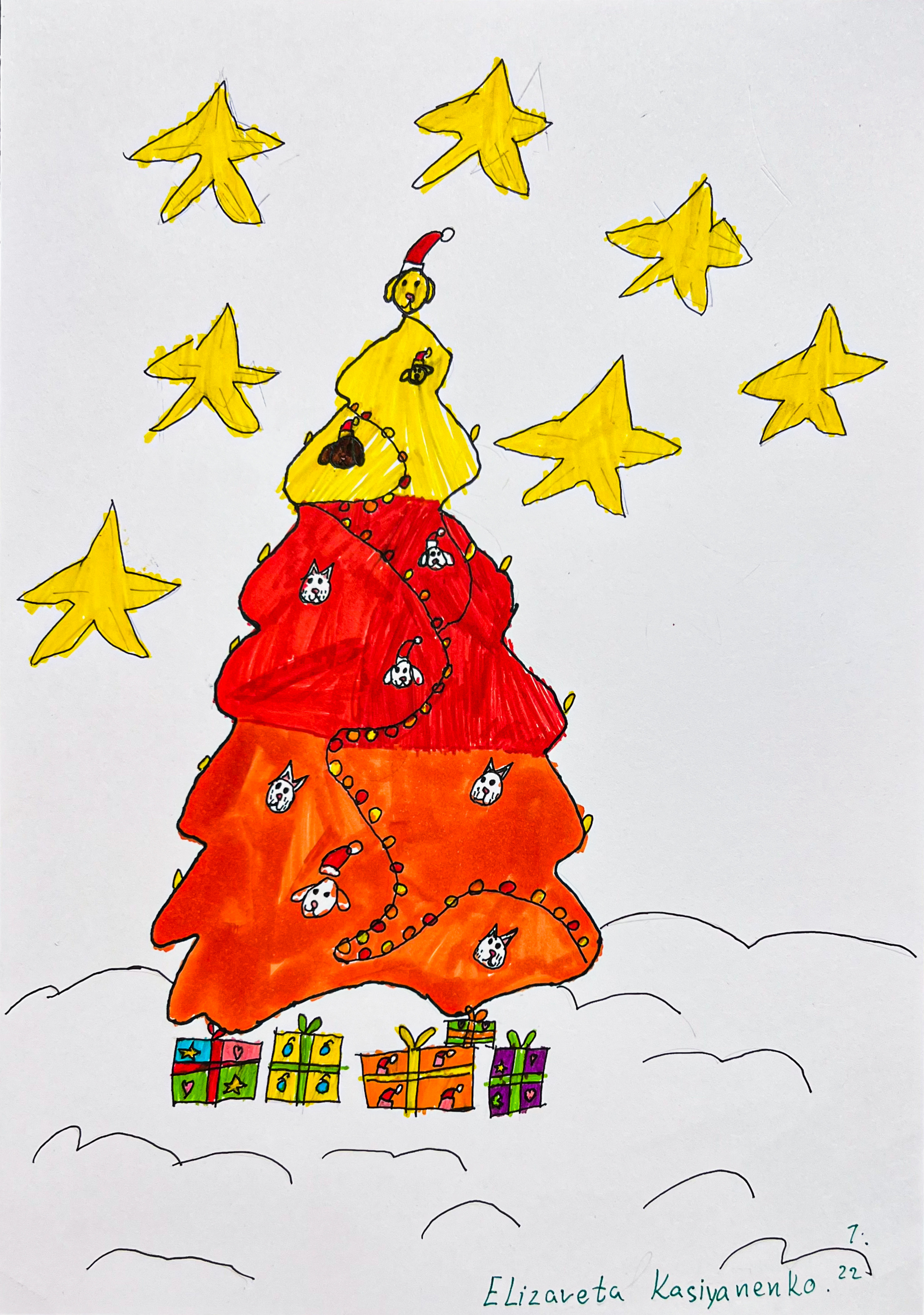 Artworks by my talented pupils. Professional Artist, teacher of art, Artistic Photographer In Dubai (U