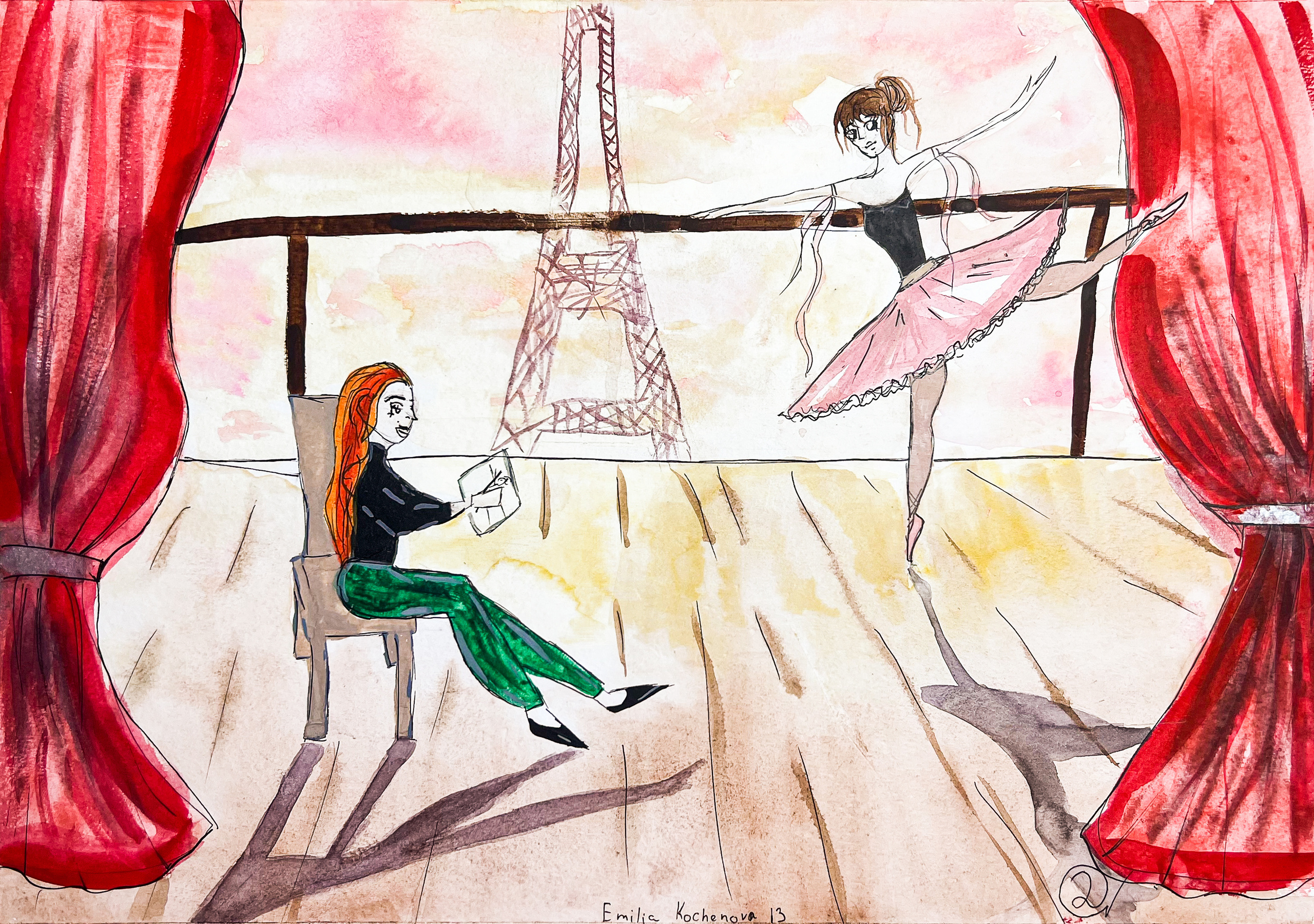 Artworks by my talented pupils. Professional Artist, teacher of art, Artistic Photographer In Dubai (U