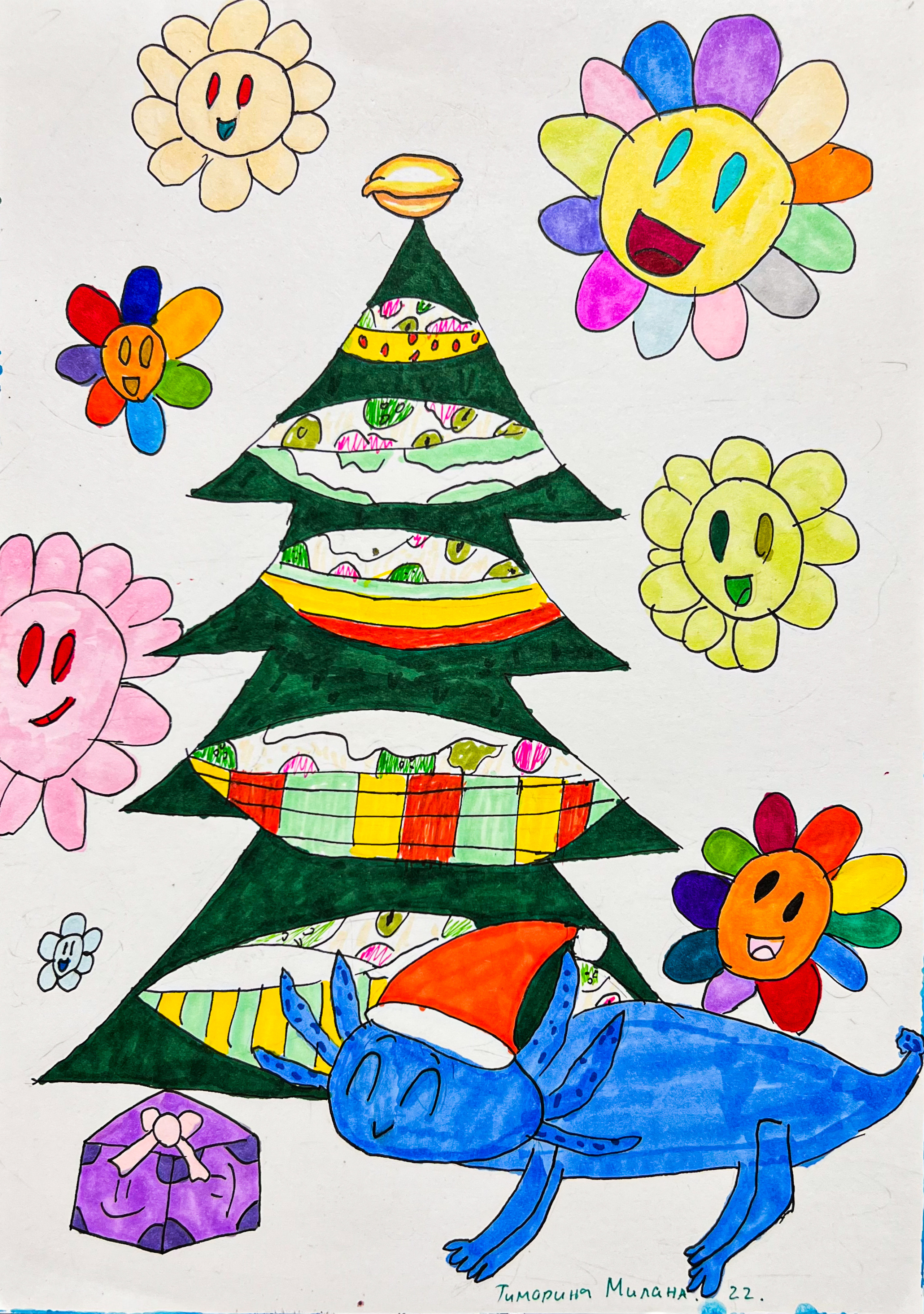 Artworks by my talented pupils. Professional Artist, teacher of art, Artistic Photographer In Dubai (U