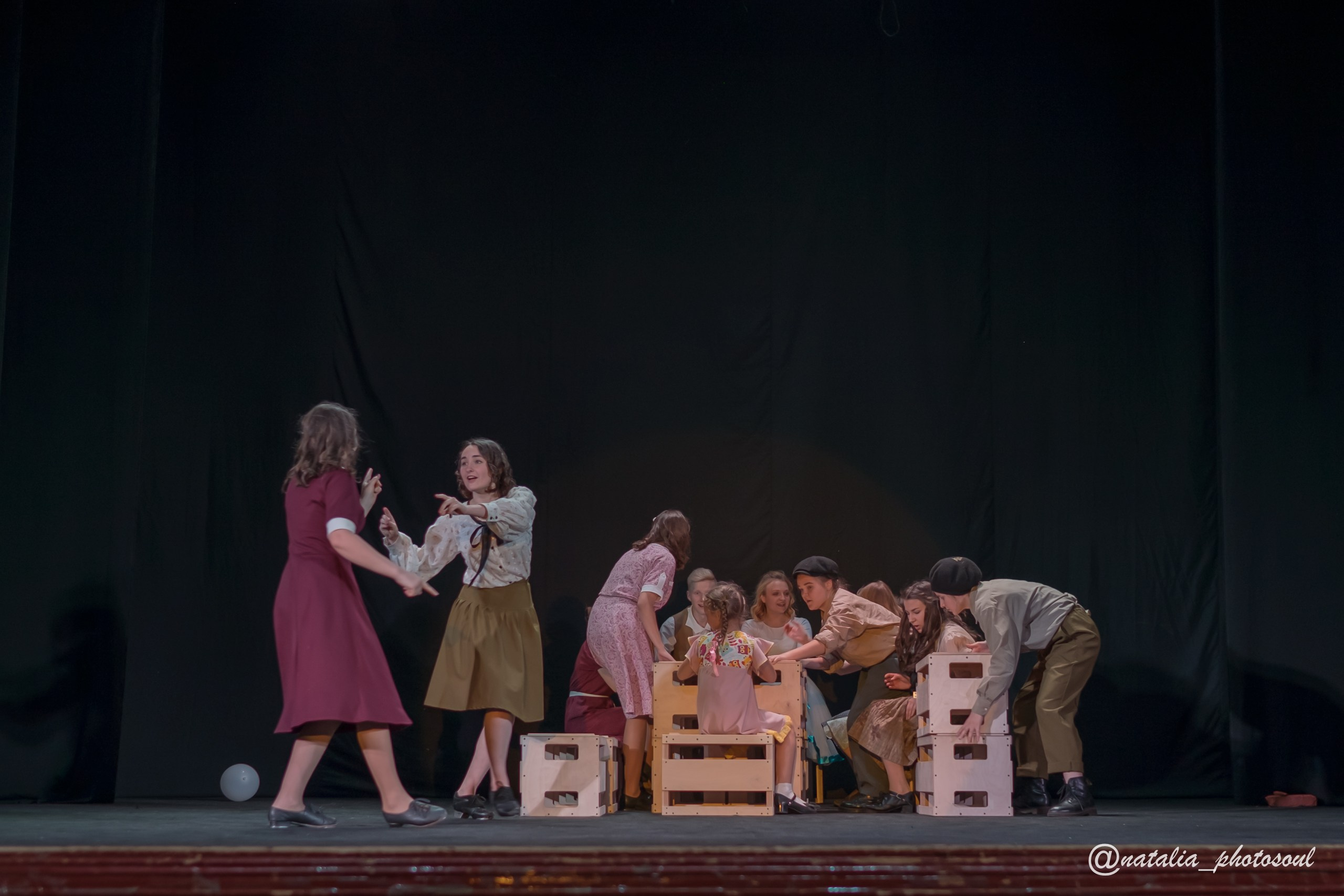 Performance “Our Town” School and Theater “Artist”. Photographer in Seoul Dobrokvashina Natalya