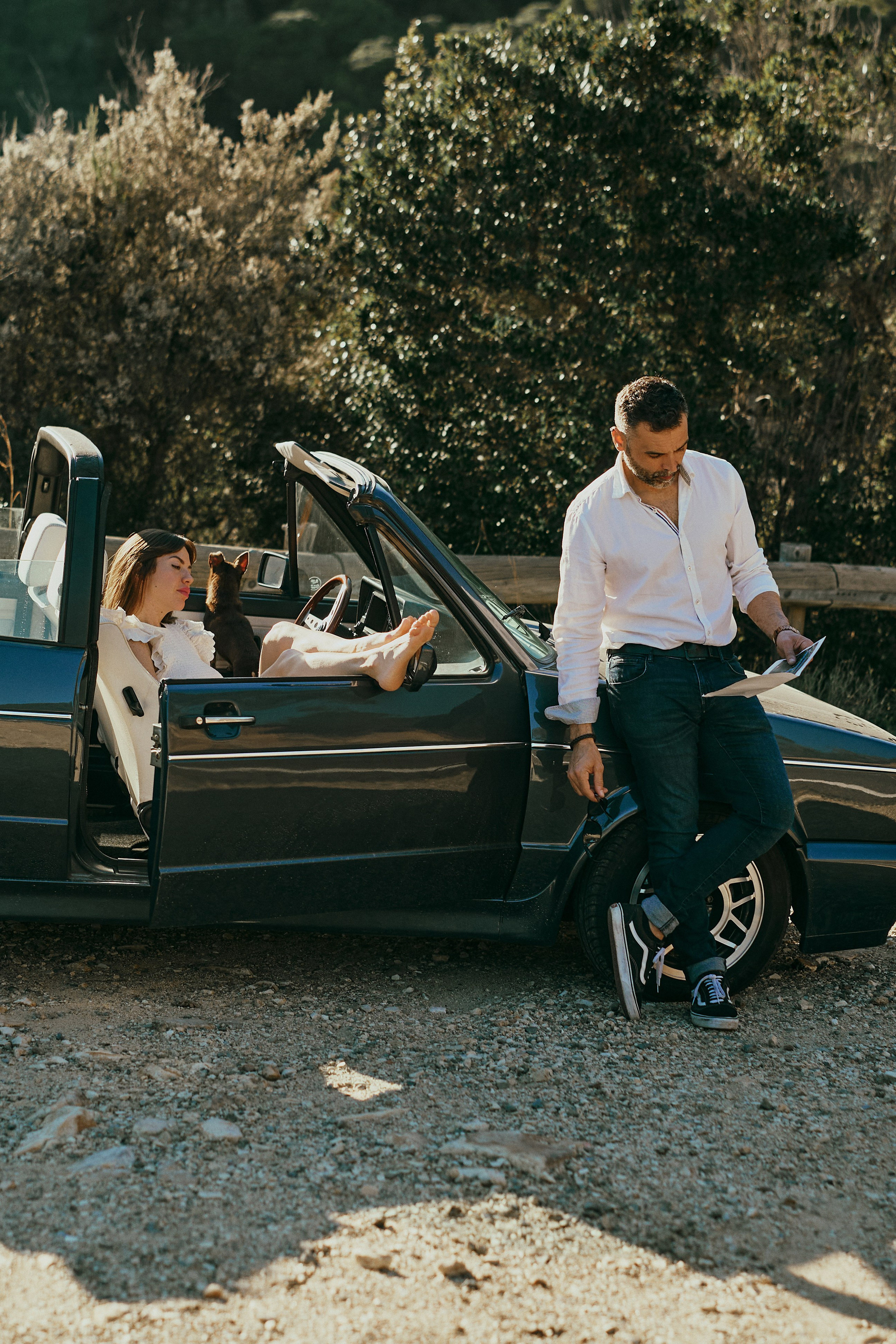 Дорога. Джоан и Елена. Photographer in Barcelona Spain Zhanna Zakharchenko