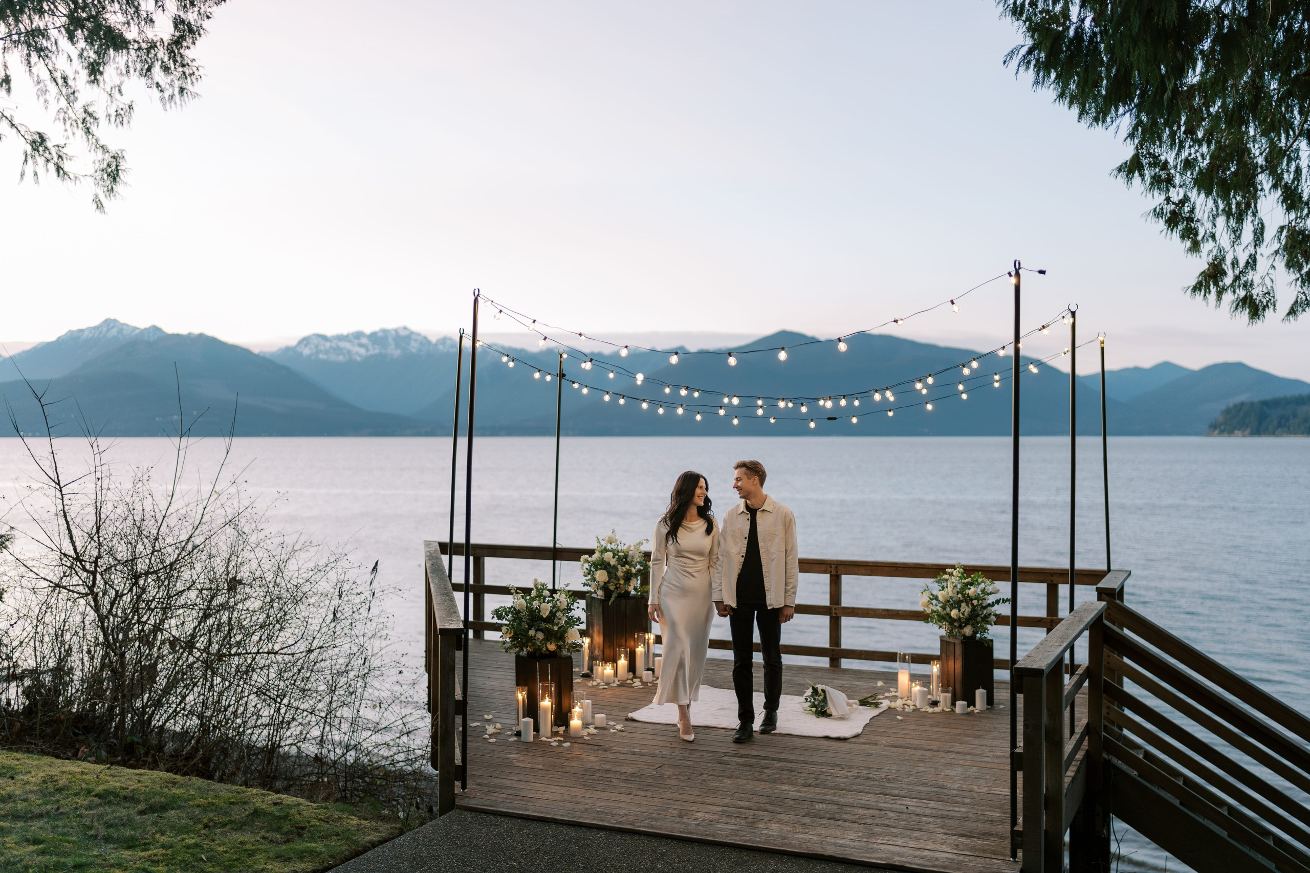Proposal. January 2025. Seabeck, Washington State. EVAN ARISTOV WEDDING PHOTOGRAPHY — Seattle Wedding Photographer