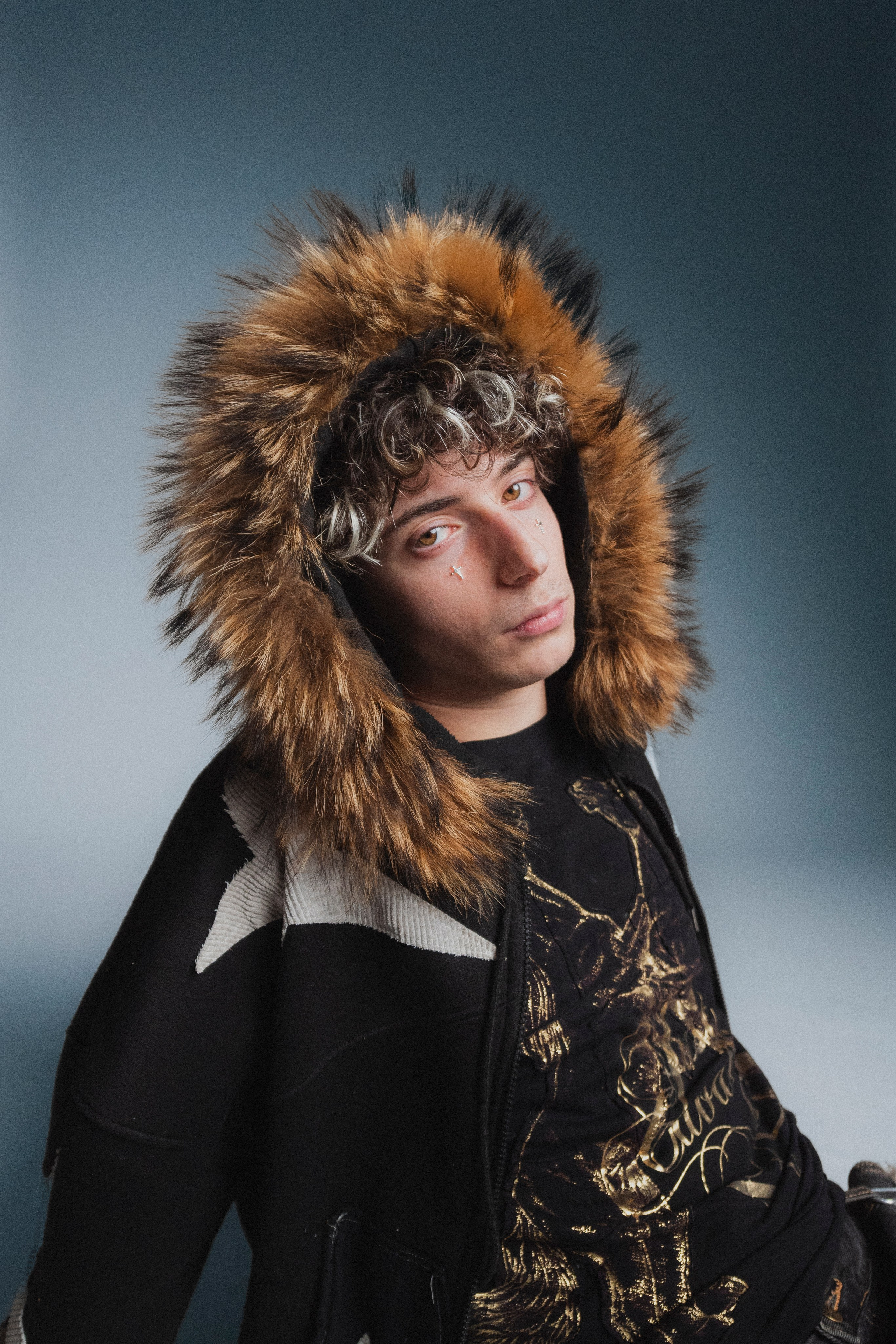 Shooting in studio. Federico Anglano