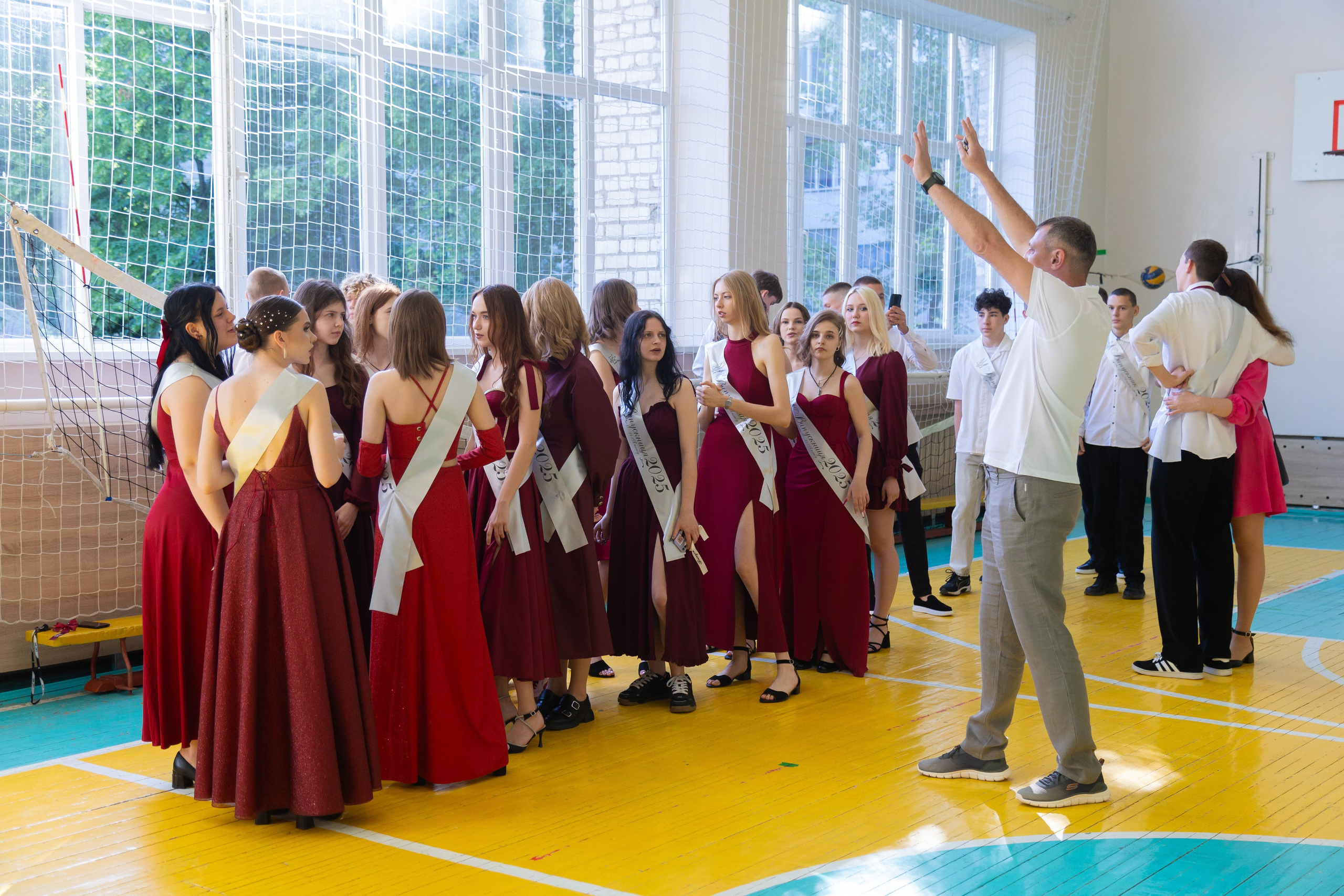 Пример фотосессии последний звонок и выпускной 11А, все в куче по очереди