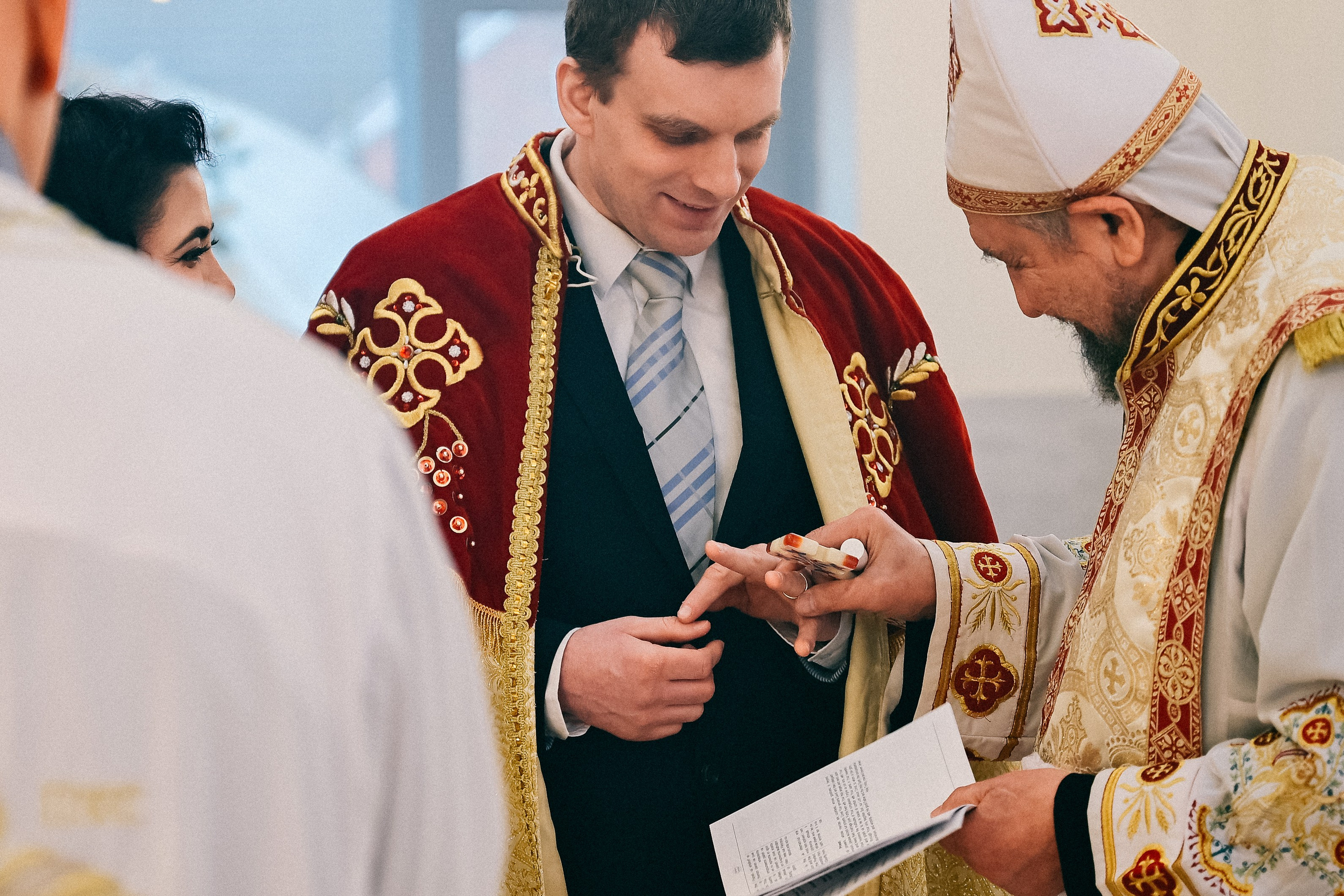 Wedding photography Solihull ar St. Mary & Archangel Michael Coptic Orthodox Cathedral