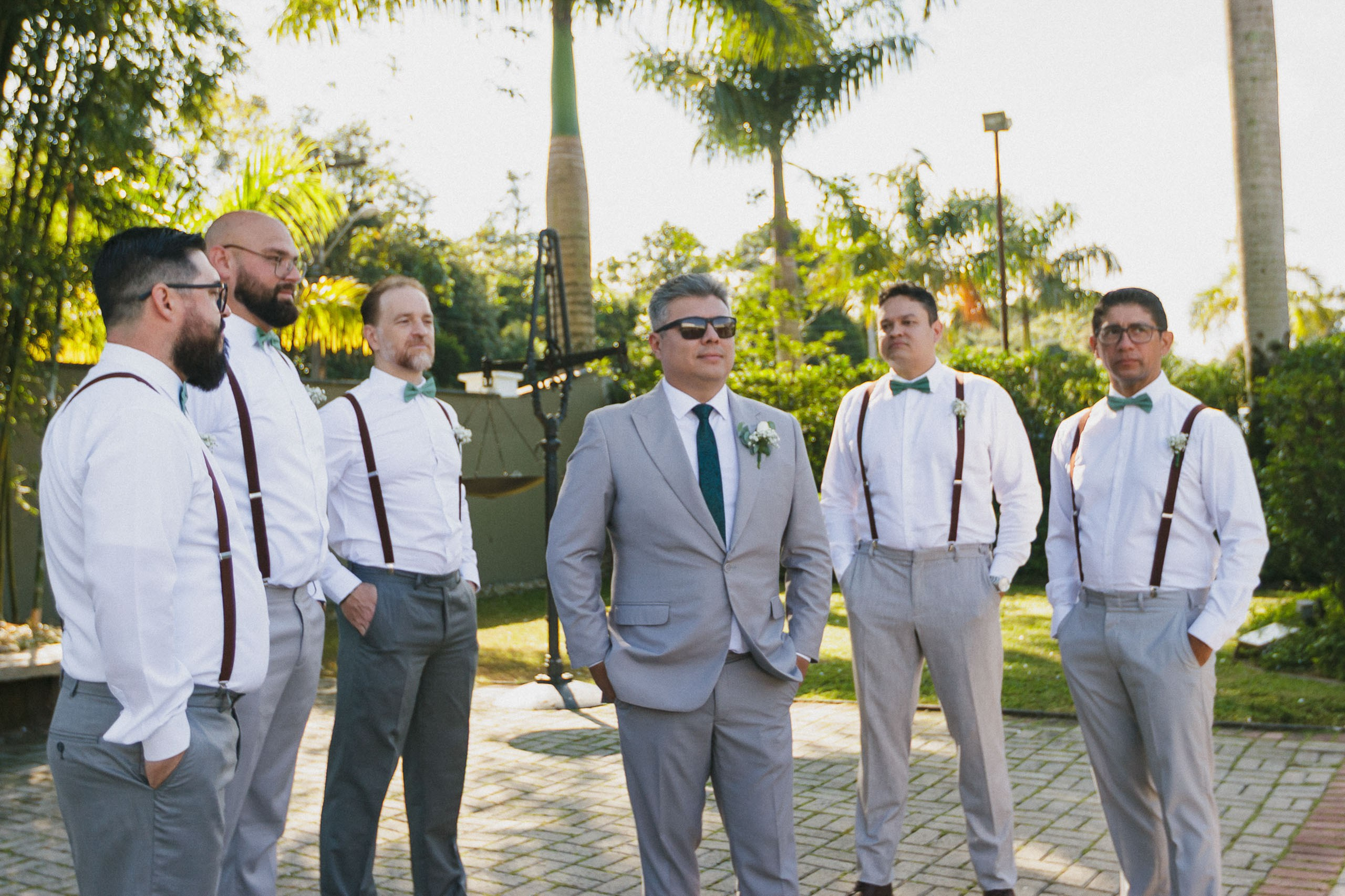 Terno para noivo e padrinho