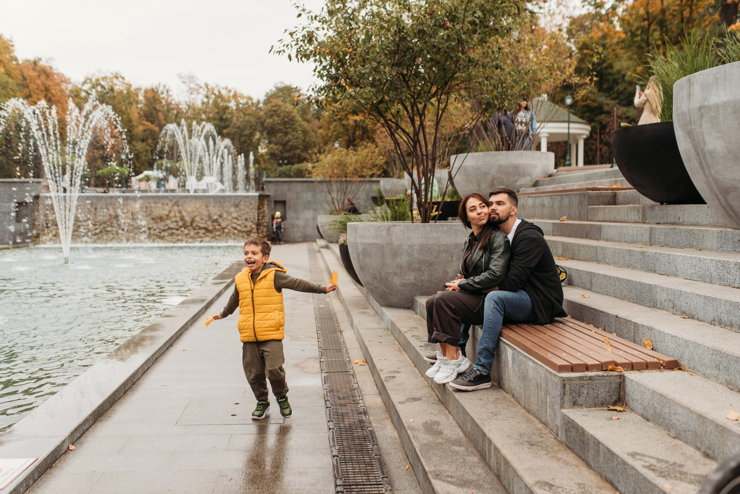 Herbst im Central Park. Familien- und Hochzeitsfotografin. Ich arbeite in Koblenz und Rheinlan