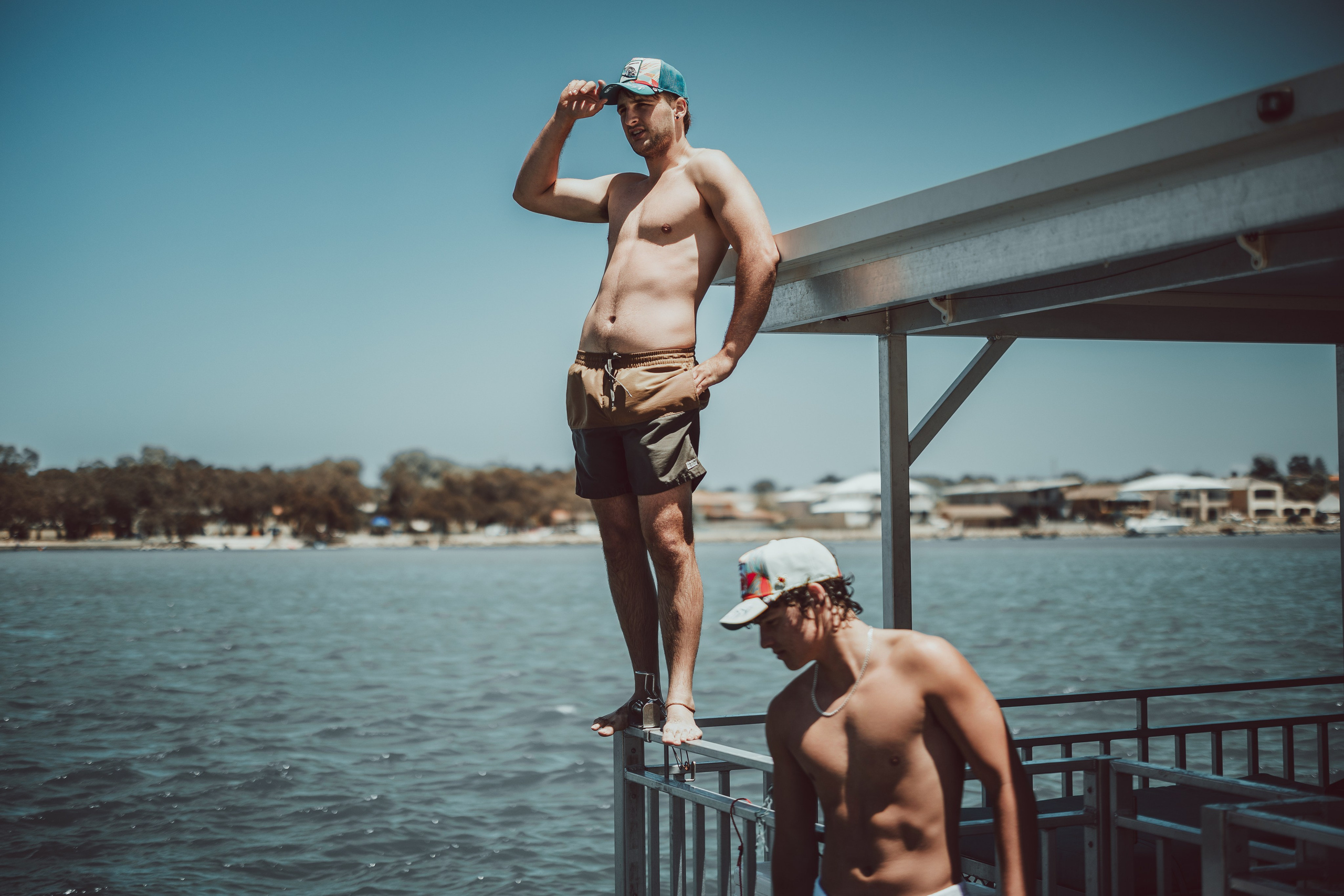 Green Duck Society — House Boats Mandura (Hats photoshoot)