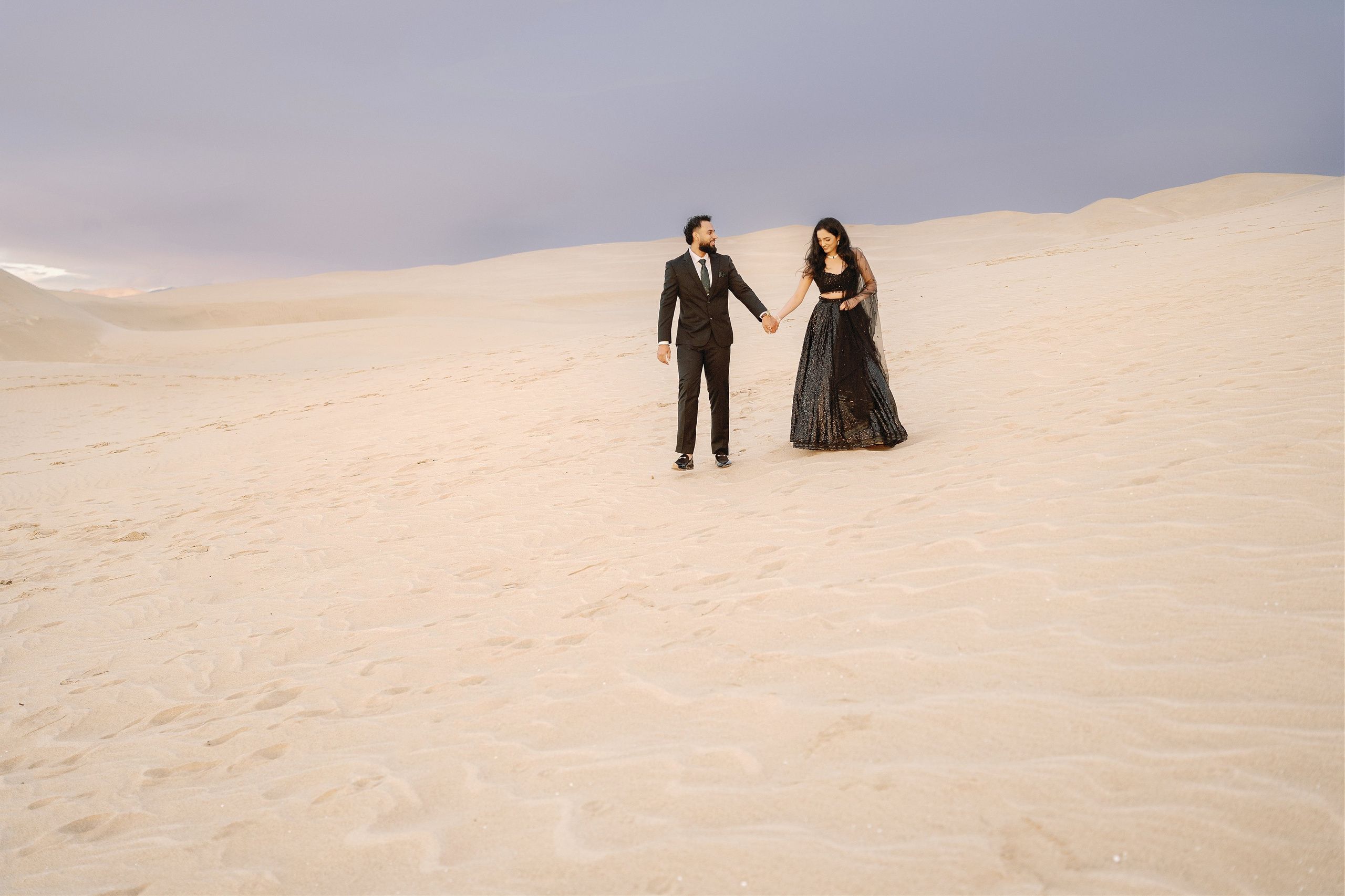 Elopement at Pismo Beach Sand Dunes, California. Wedding Photography & Videography Team in California, Los Angeles, San Francisco, San Diego and Travel