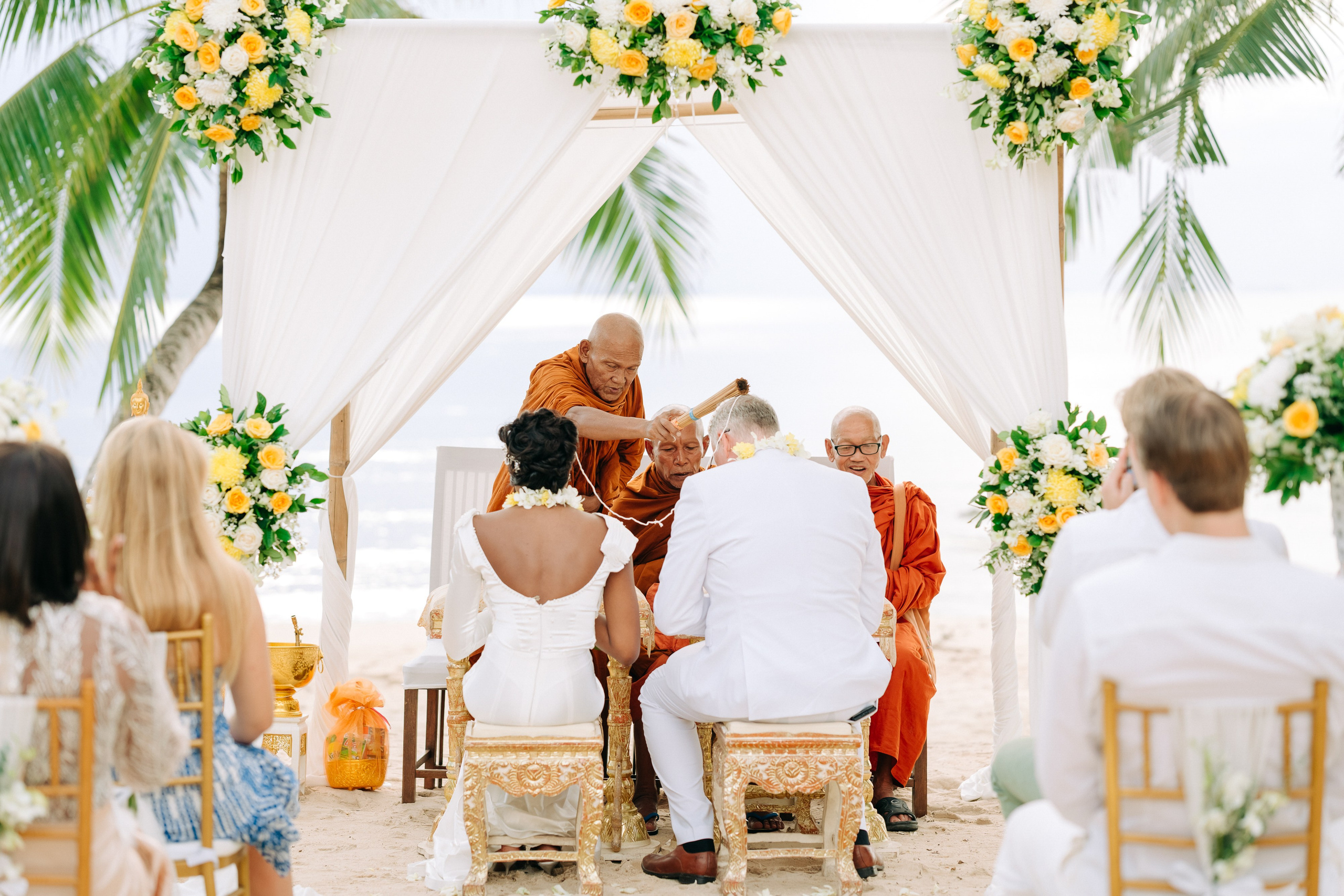 GRACE & MARTIN. Буддийская свадебная церемония на Самуи, Таиланд