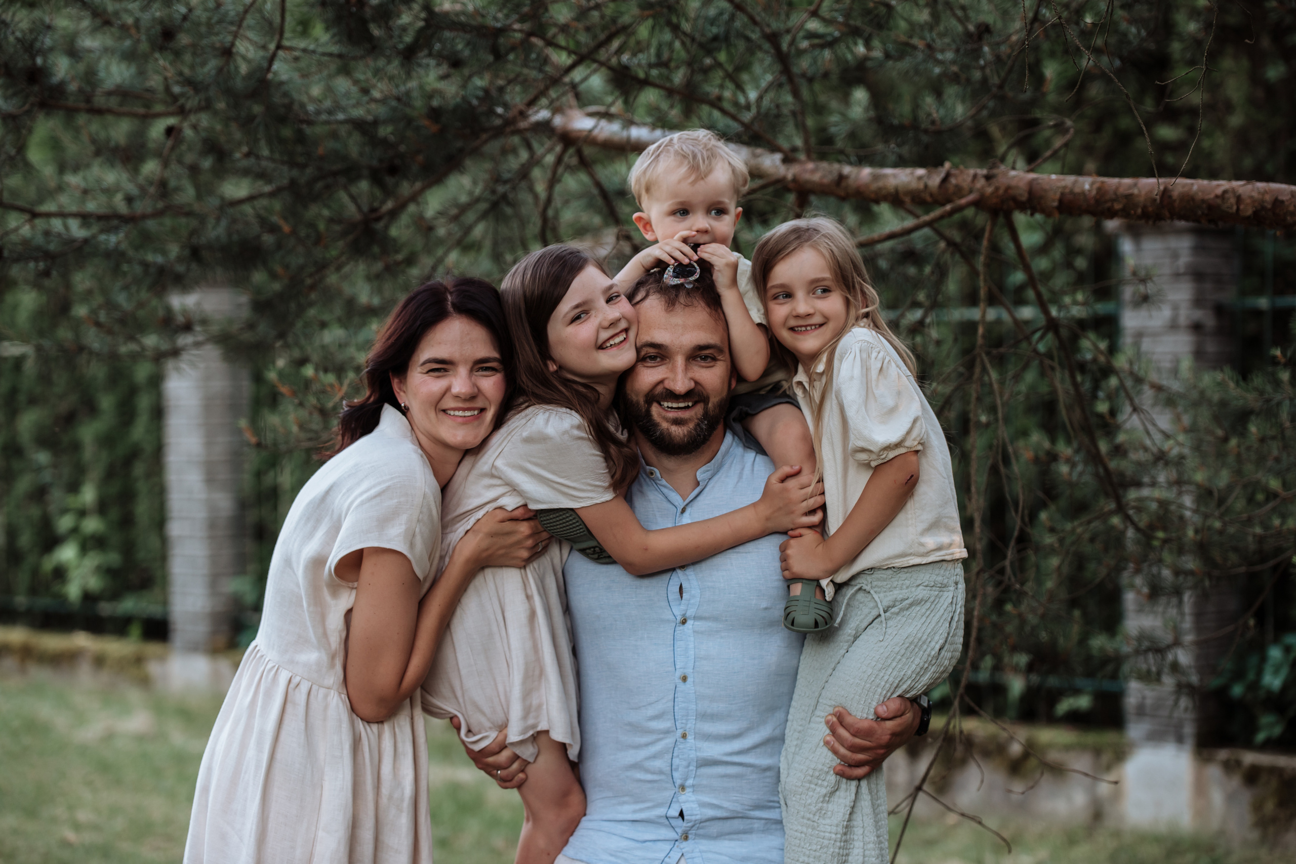 Ilonos & Nerijaus šeima. Wedding, christening and family photographers in Vilnius, Lithuania