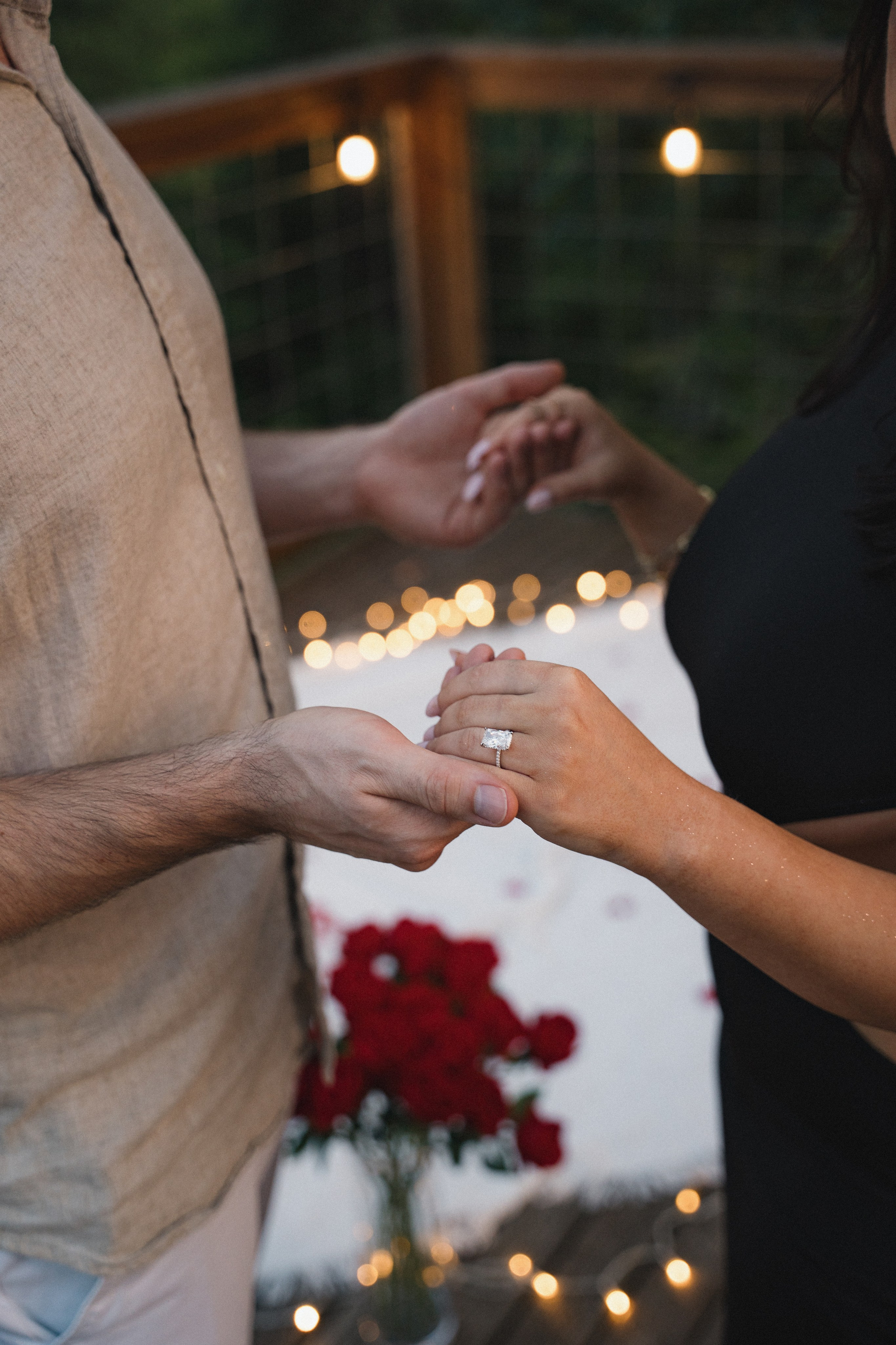 Blaine and Anya proposal. Photographer in Washington Sophia D