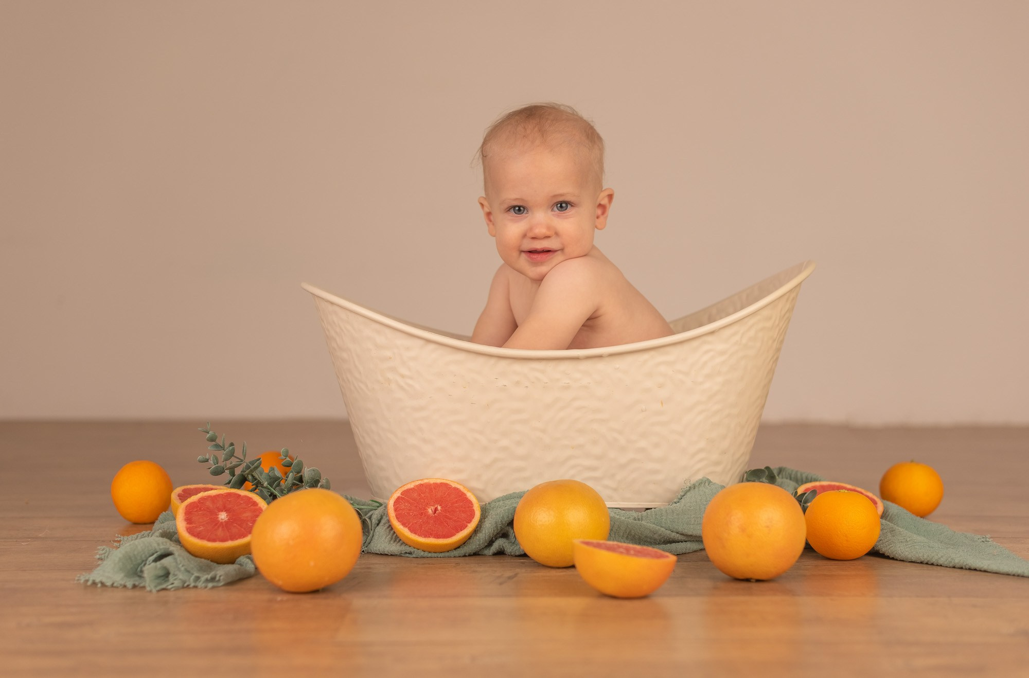 Séance photo bébé bain du lait Arras