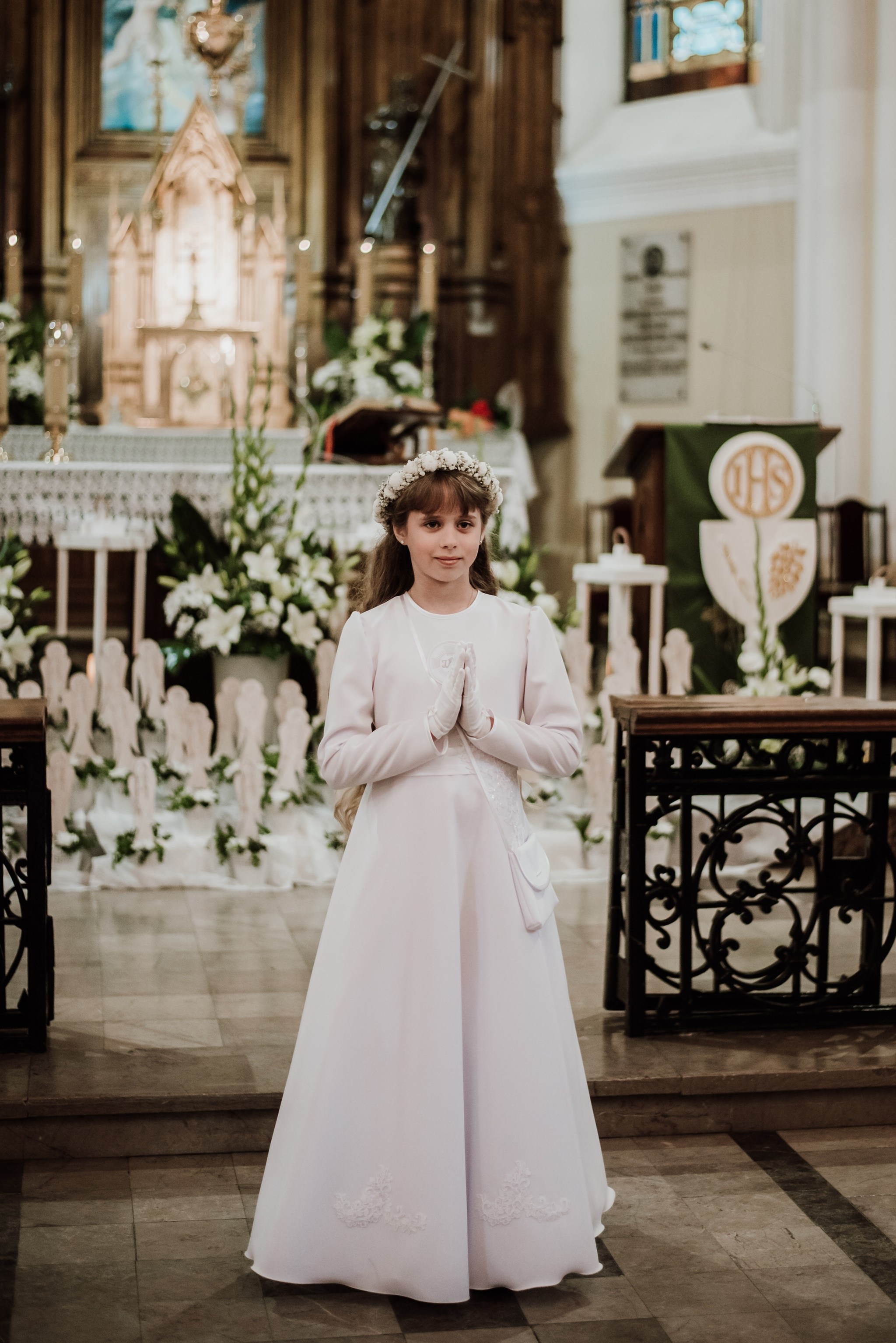 I Komunia Św. Zuzi. Dominika Strachacka Fotografia | Fotograf ślubny i rodzinny Opole Lubelskie Lublin