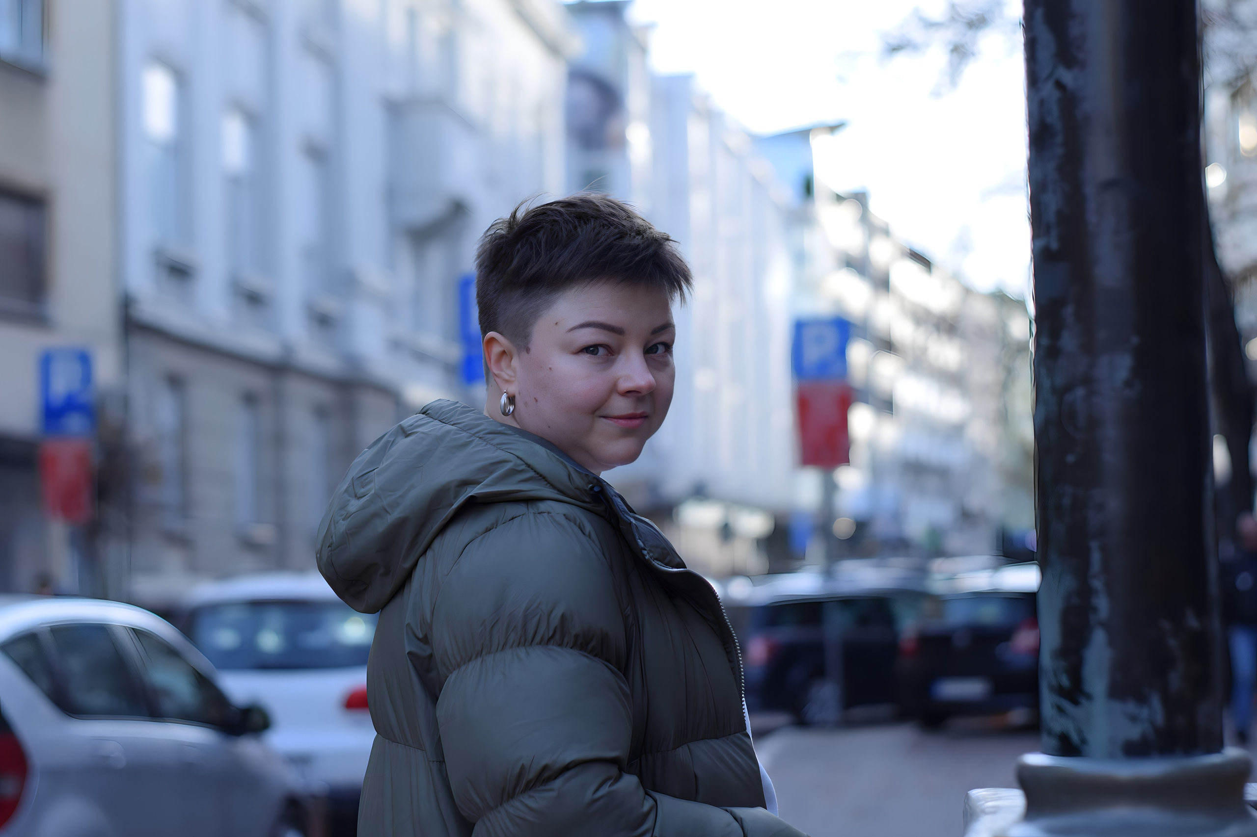 Walking with camera with Elena, Novi Sad, Serbia. Виктория Федосеенко, фотограф в Сербии