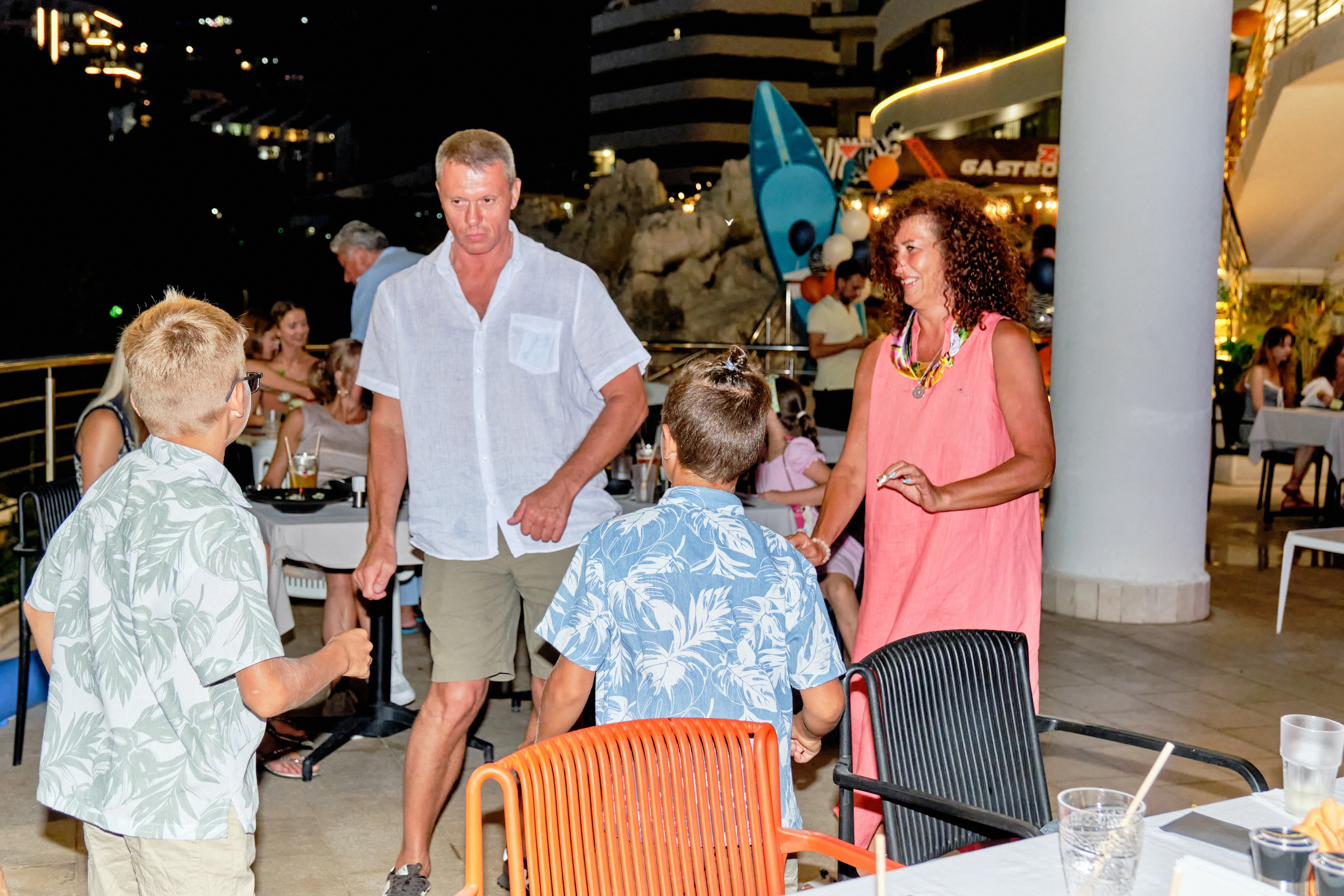 Photo report from the Zebra Restaurant’s birthday celebration. Becici, Montenegro. Photographer, photo artist Alena Novgorodtseva