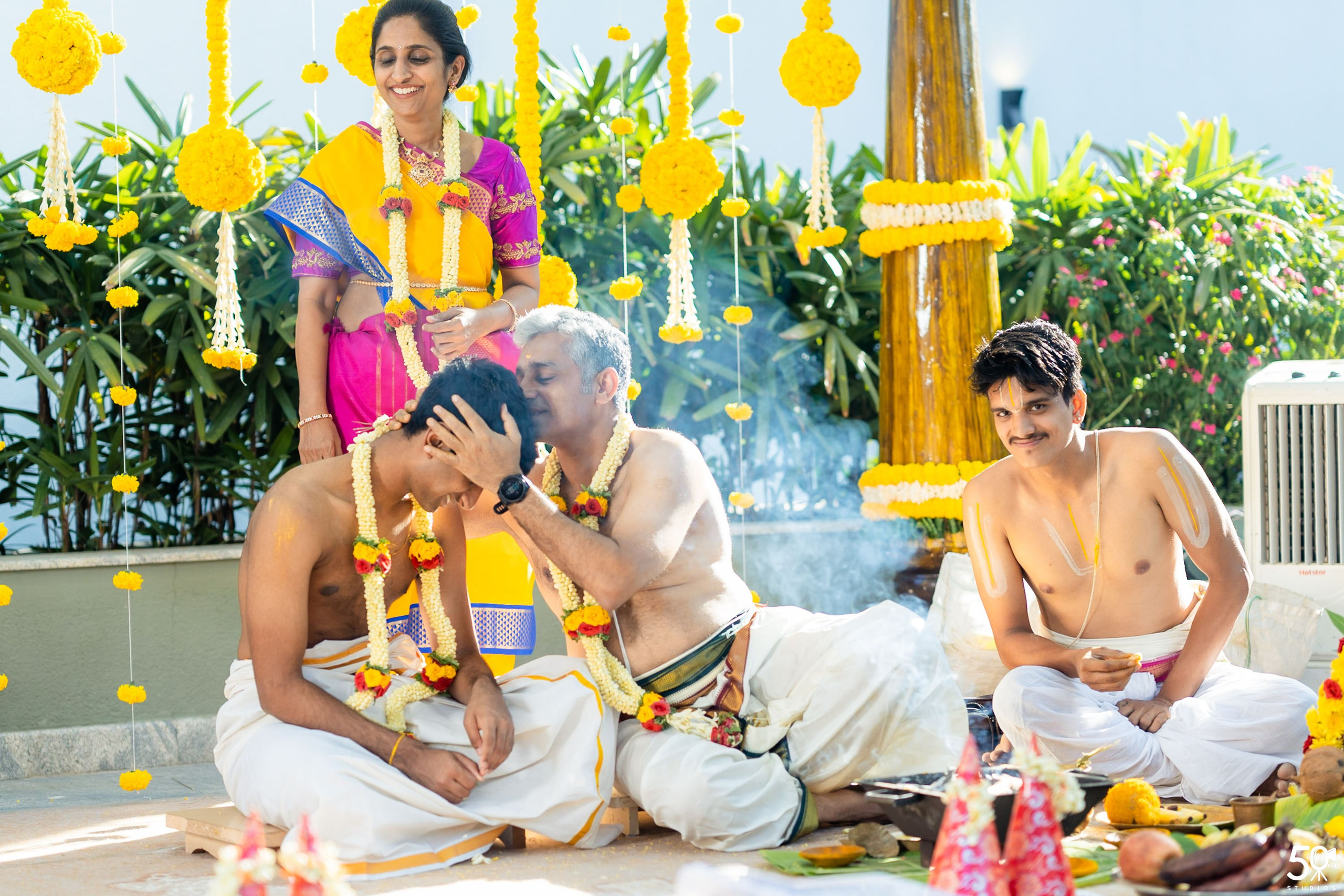 SANJAY AND SAKETH UPANAYANA. 50mm STUDIOS