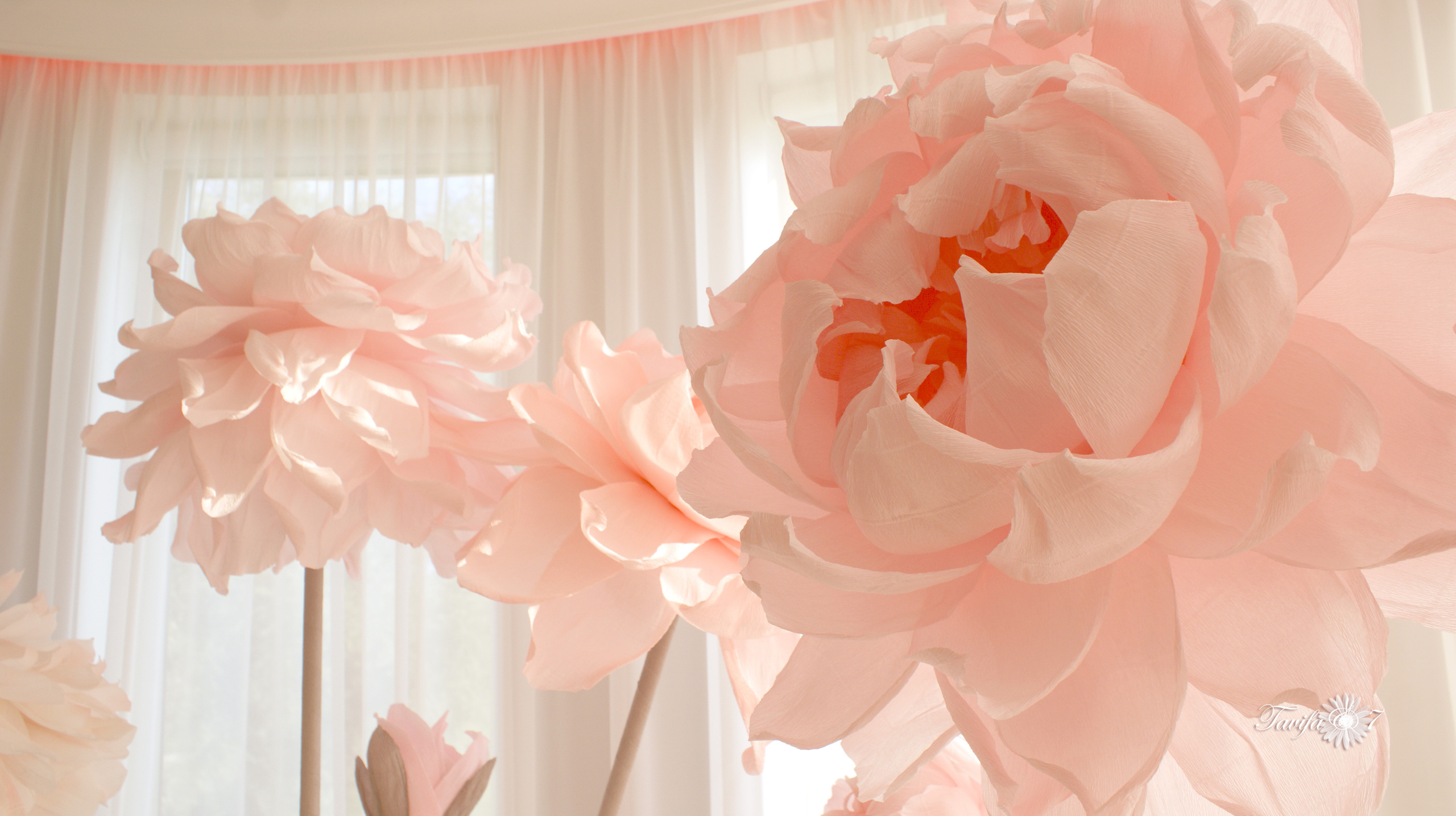 Papīra ziedi. Event design, decoration, floristry, gift, Irina Novika, Riga, Latvia