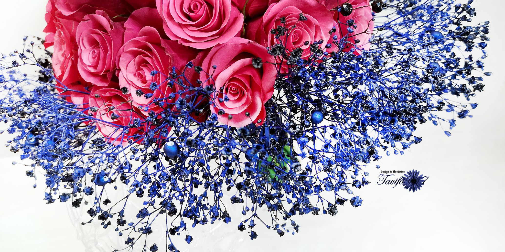 Līgavas pušķi zilos toņos. Event design, decoration, floristry, gift, Irina Novika, Riga, Latvia