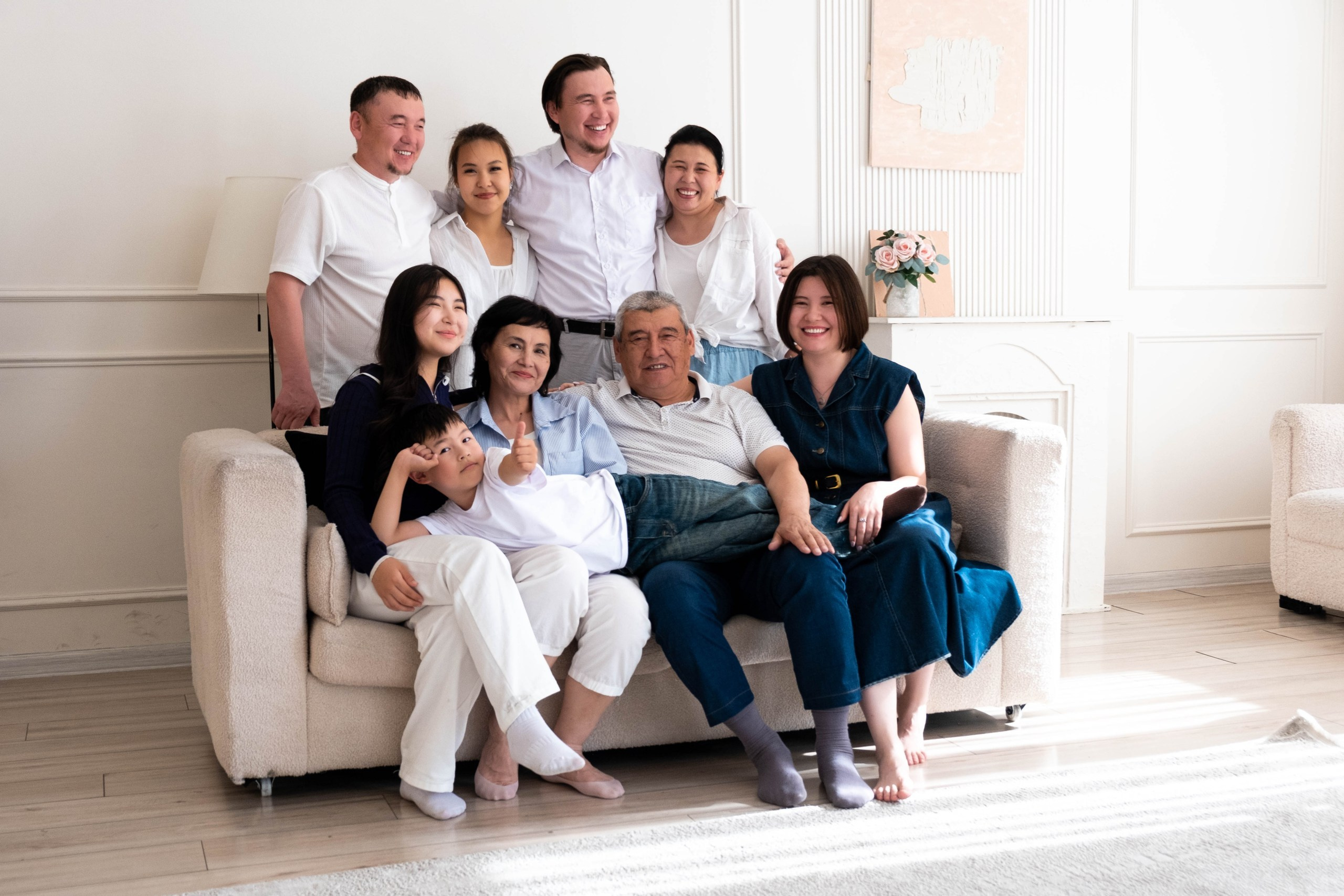 Большая семья. Семейный и детский фотограф Бишкек Элина Суерова