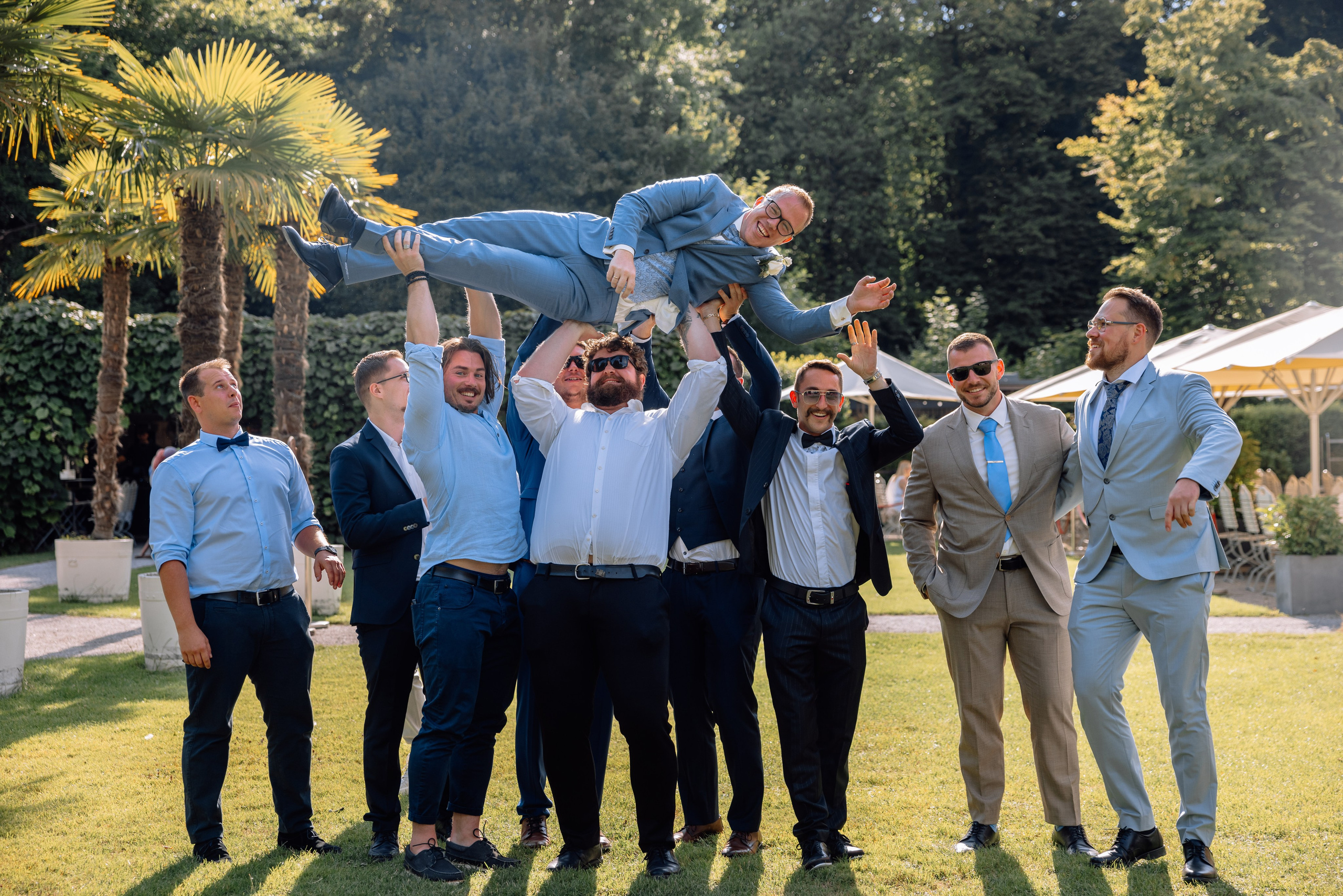 Hochzeit im Schlosscafé im Palmenhaus & Schloss Nymphenburg. Hochzeitsfotograf München Taufe Familienfotograf Tanja Mauke
