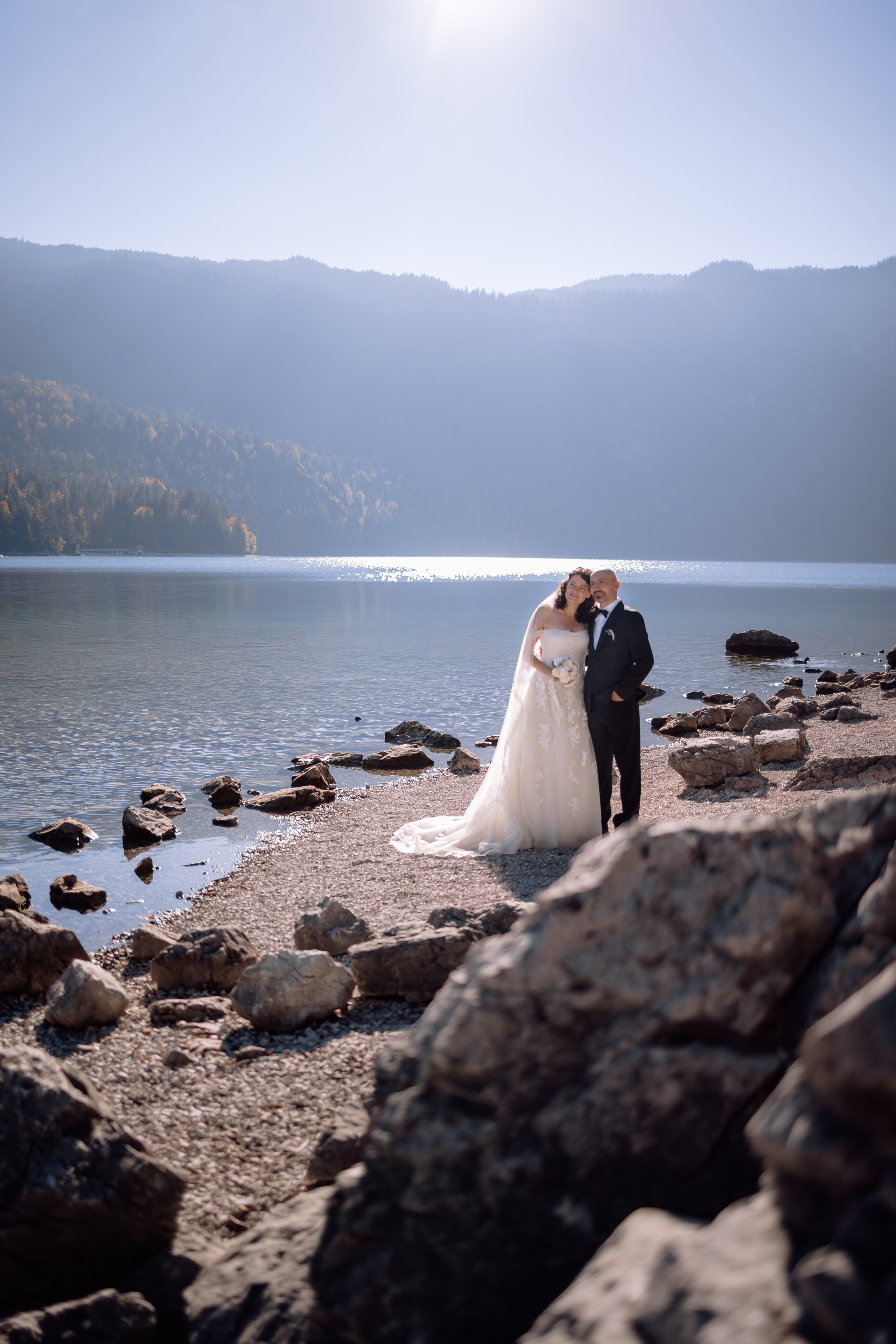 Eibsee. Hochzeitsfotograf München Taufe Familienfotograf Tanja Mauke