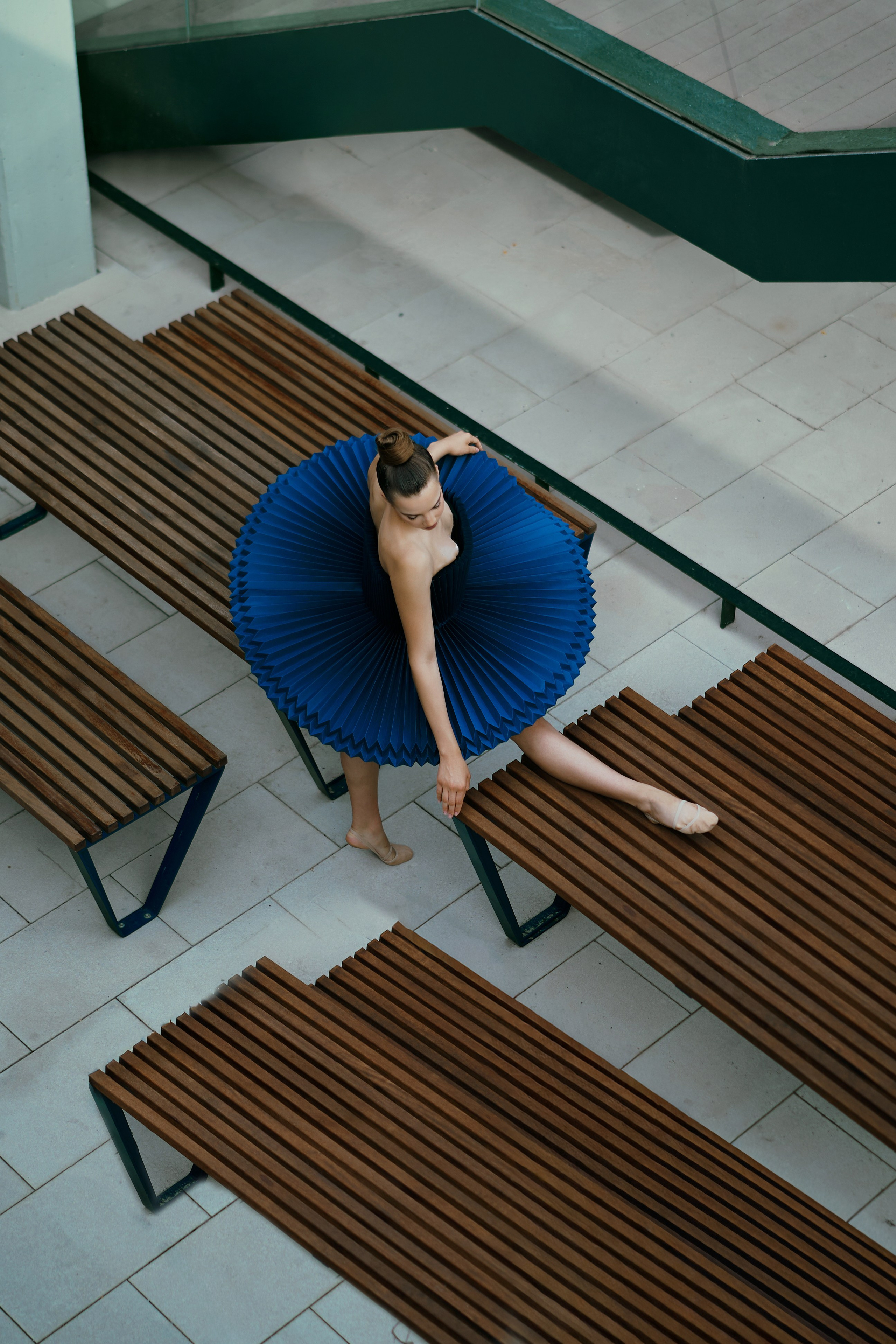 Барселона. Бумажное платье. Фотограф в Барселоне Жанна Захарченко