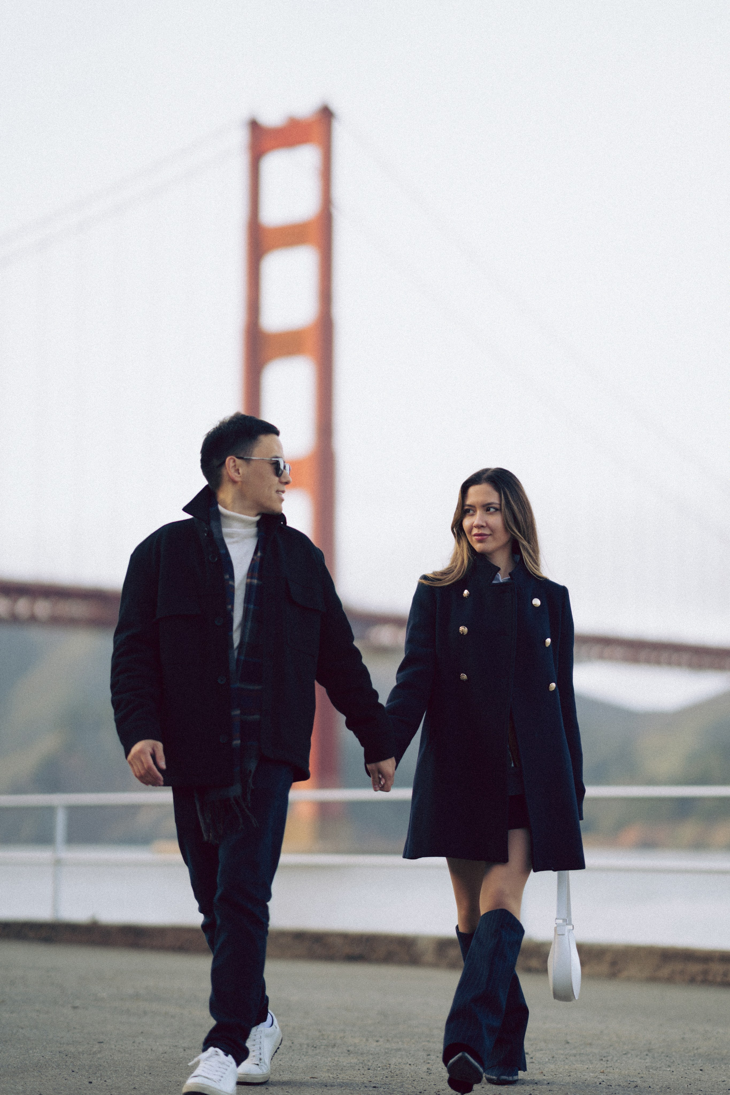 Couple Session at Torpedo Wharf and Baker Beach. Soulo Photography | San Francisco Bay Area Based Photographer