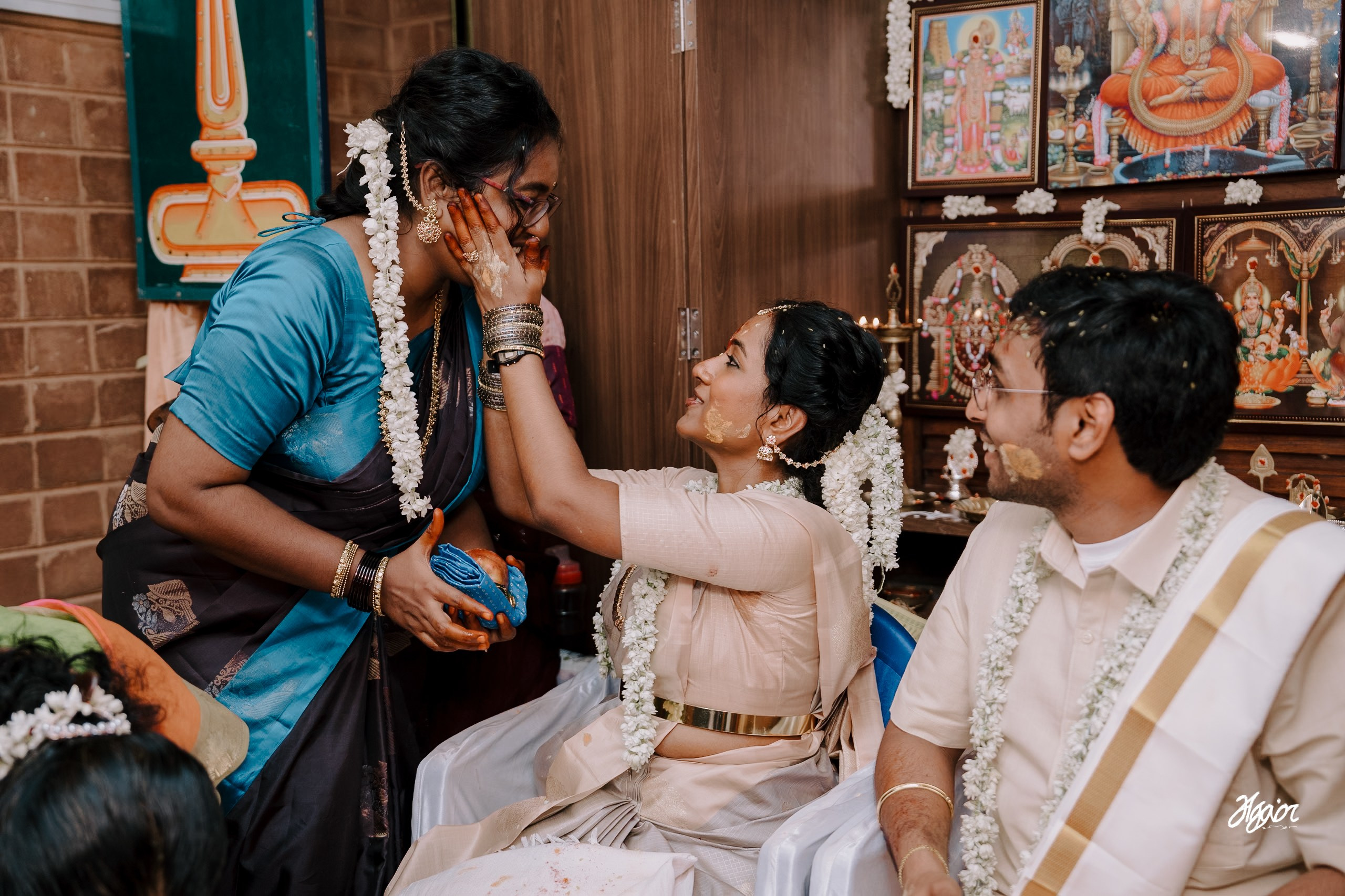 Wedding documentary photography in Pondicherry. Agam Vizha