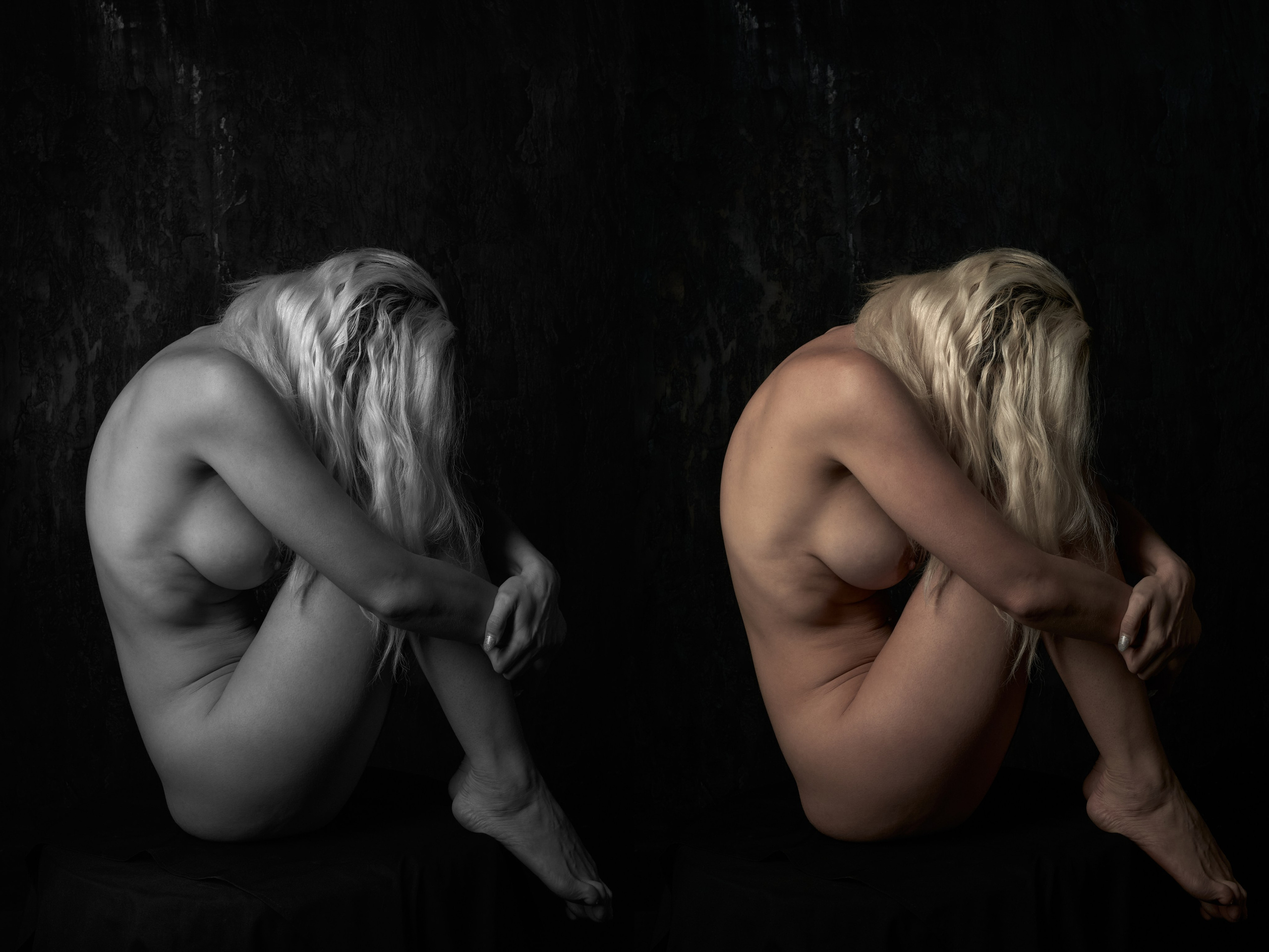 Fine Art Diptychs | Monochrome & Color Nude Studies | Aleksandr Sokolnikov — Tallinn