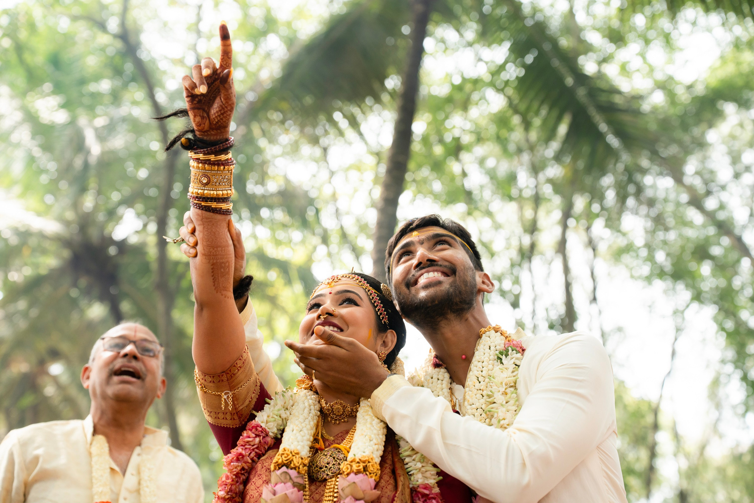 Samyuktha & Manoj, Tamil and Telugu Wedding at Angana Courtyard, Bangalore | Truly Yours