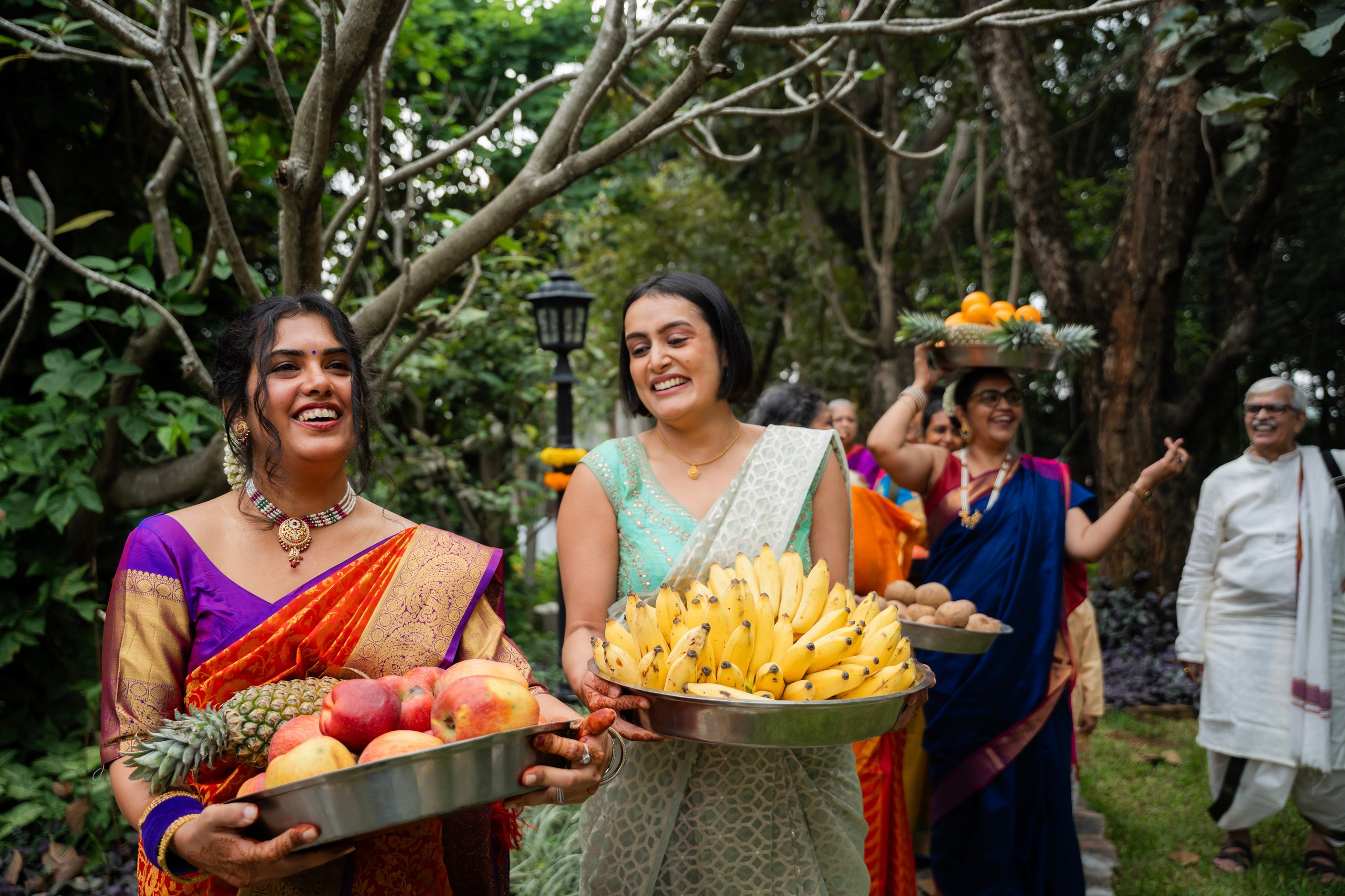 Samyuktha & Manoj, Tamil and Telugu Wedding at Angana Courtyard, Bangalore | Truly Yours