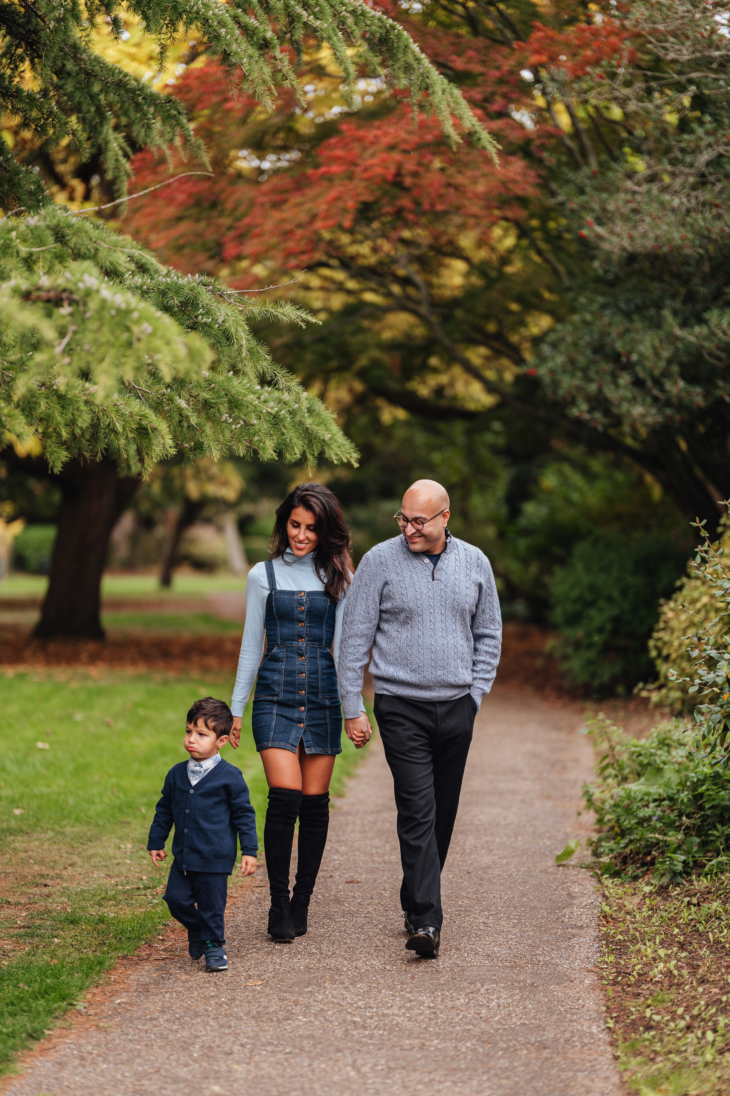 Family autumn. Wedding and family photographer in London