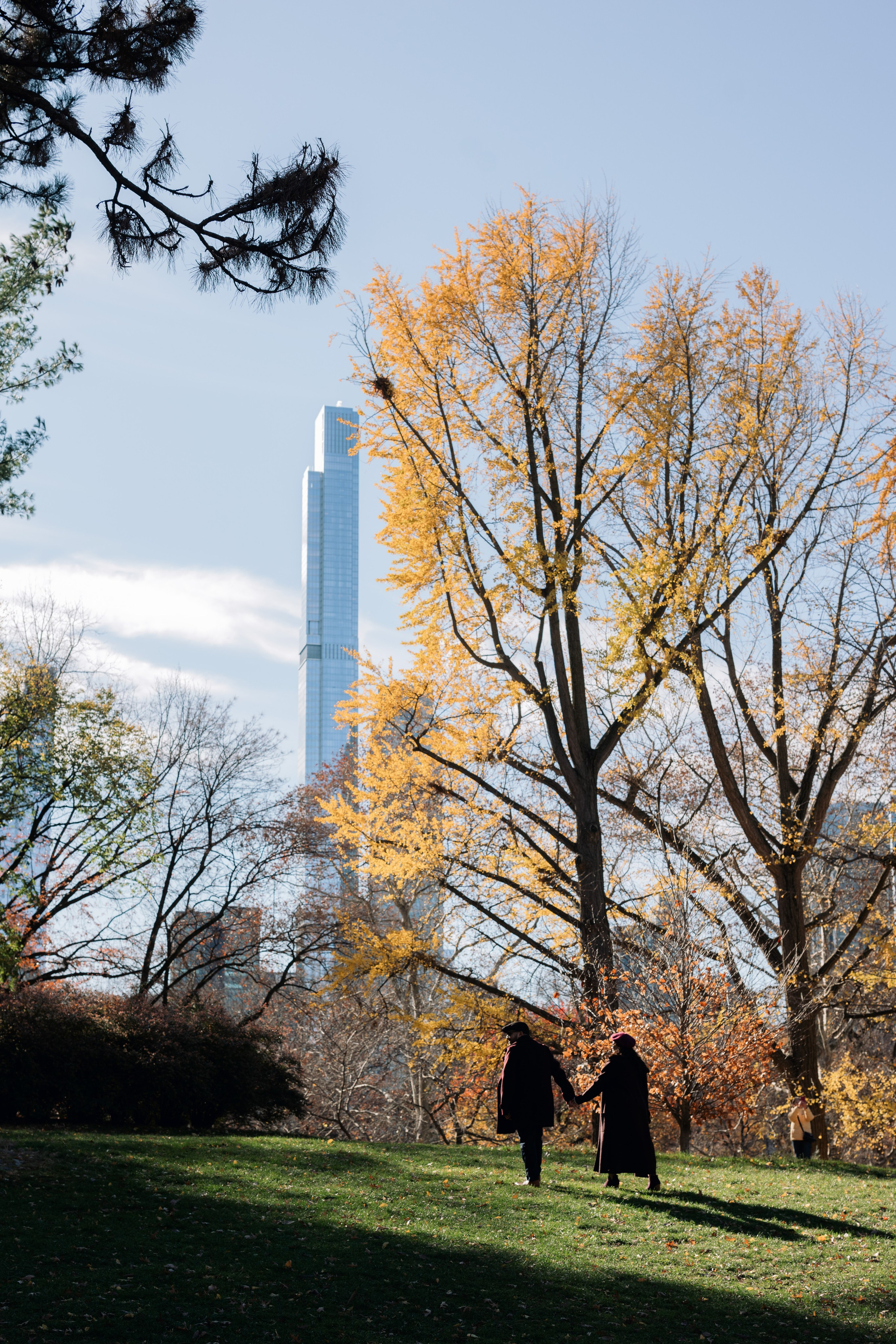 Marina and Mina | Central Park Engagement Session