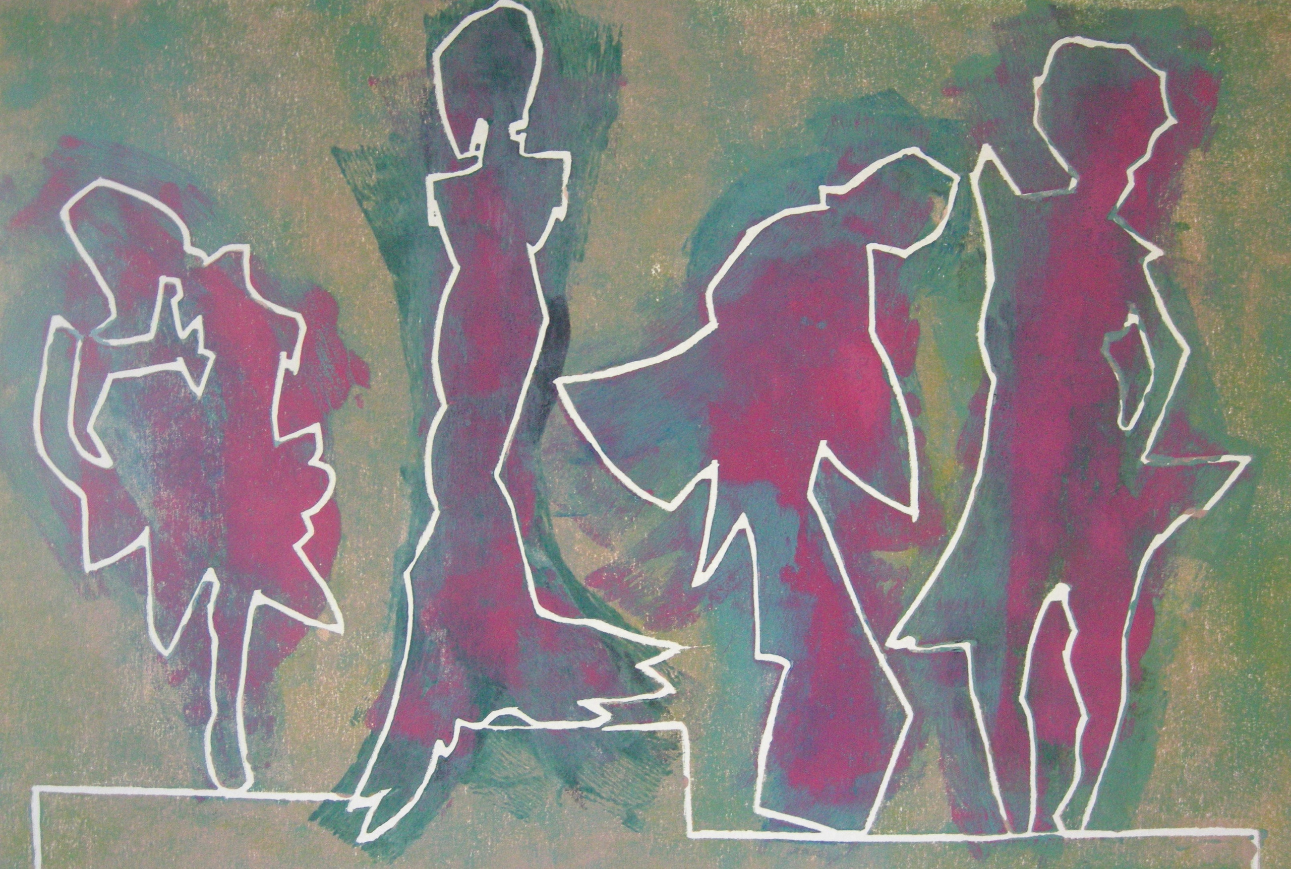 Die Siegerinnen 1, 2020 - 40x60 auf Papier 60x80
