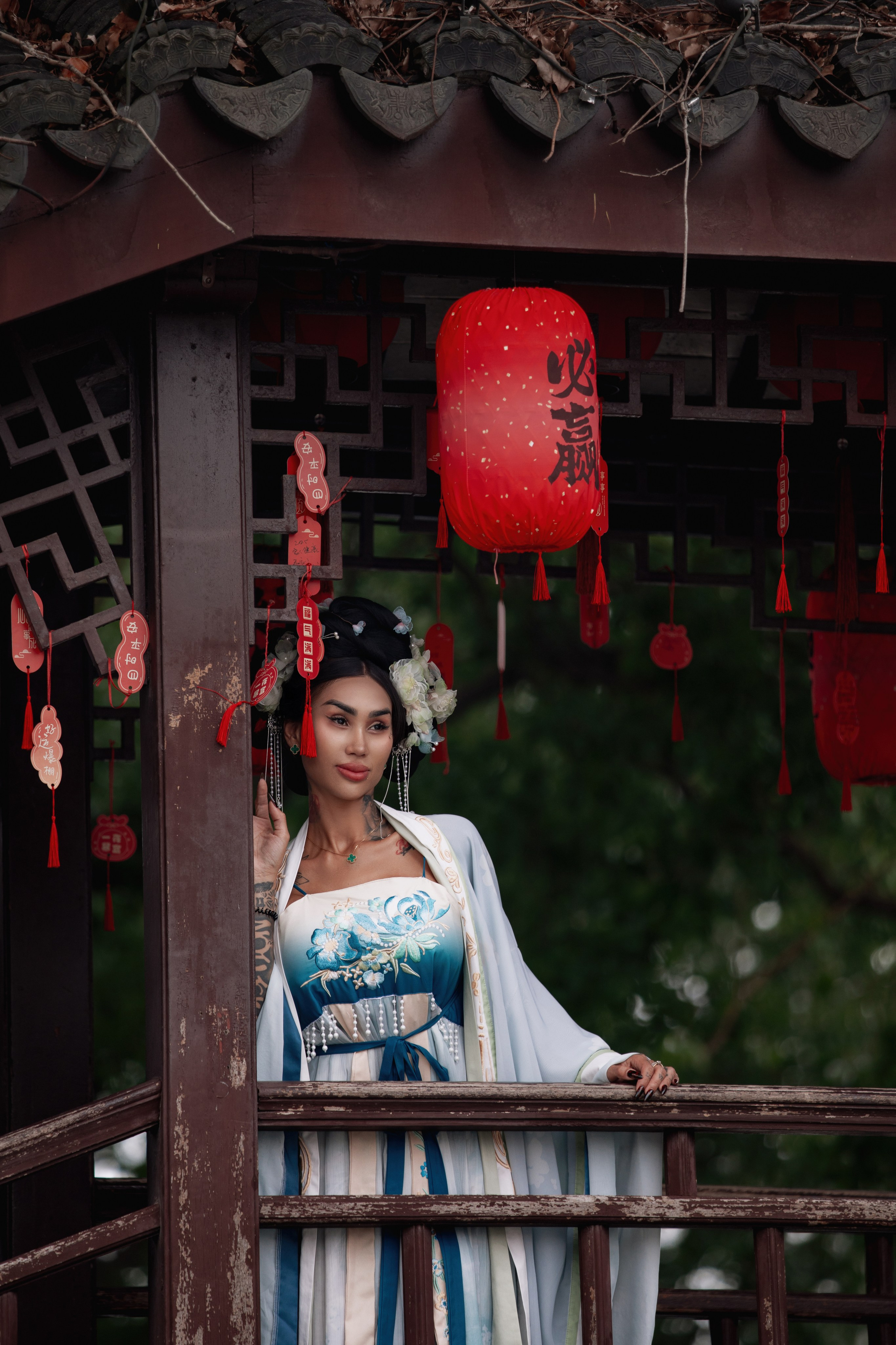 фотосессия в традиционной водной деревне - китайской Венеции - Чжуцзяцзяо