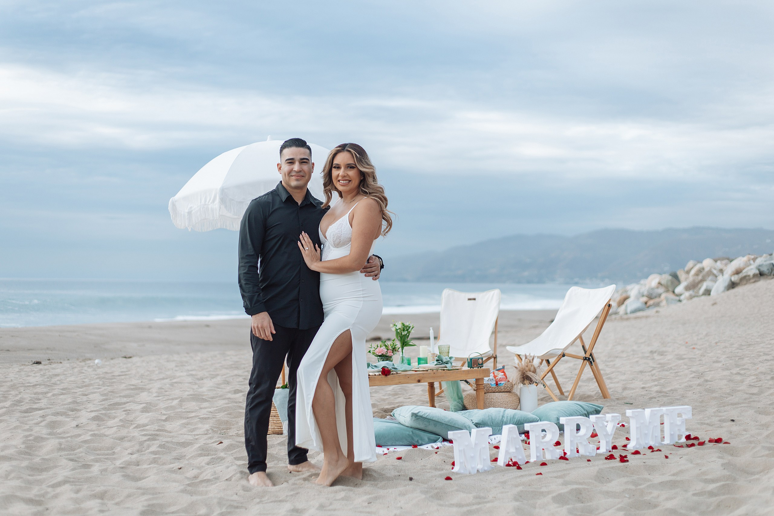 Proposal in the Malibu. Main