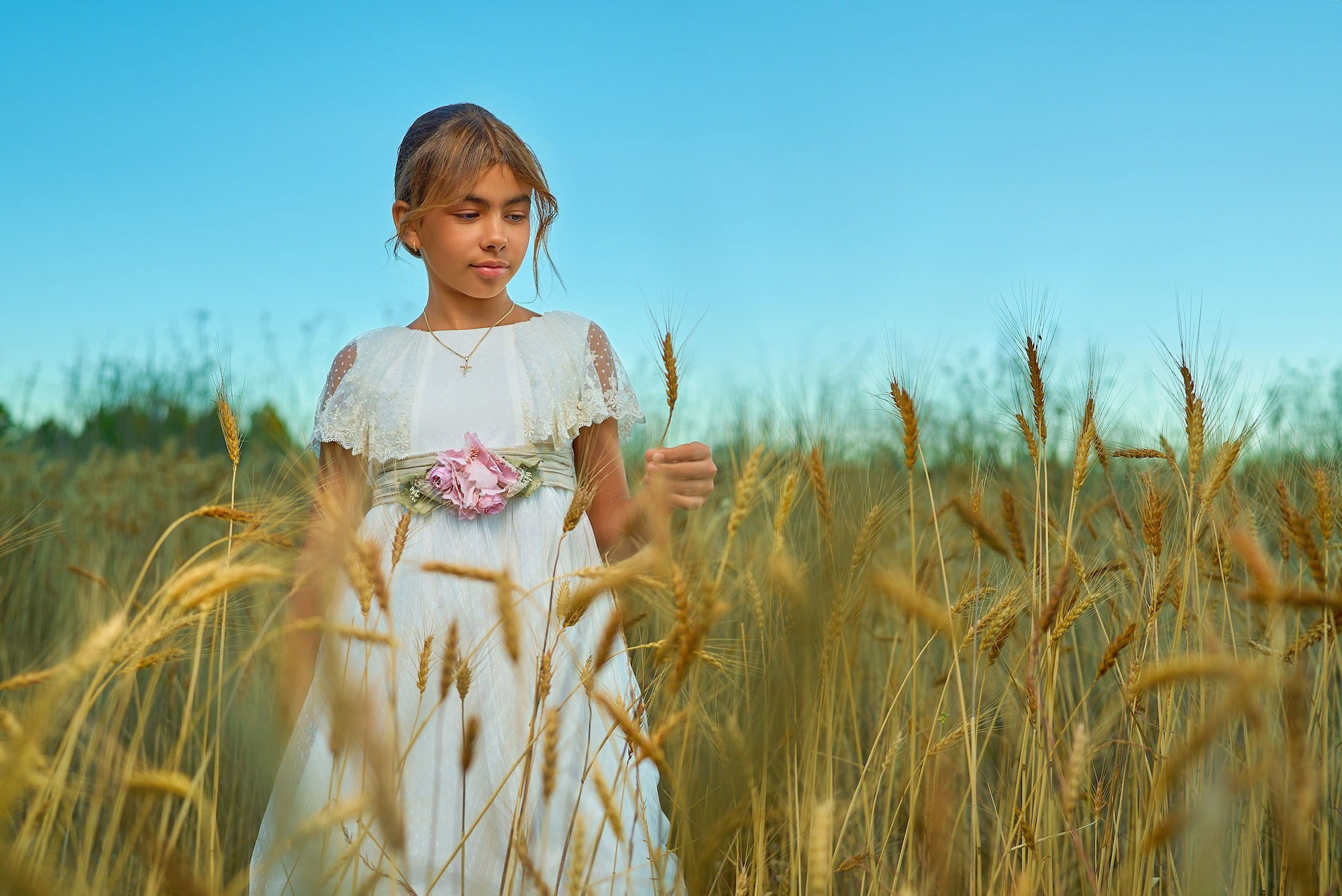 Fotos de comunión con paisaje natural en Tenerife