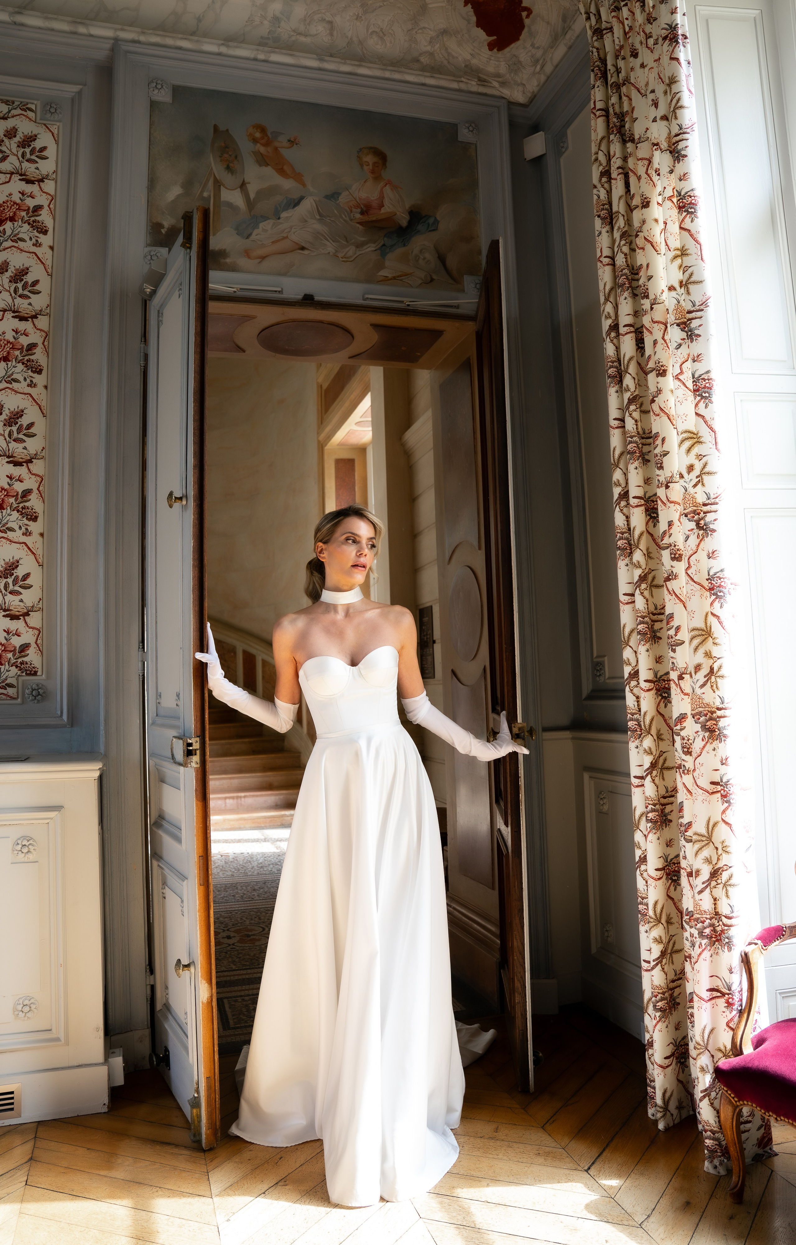 Chateau elopement inspiration. Wedding photographer in Paris Oksana Shum