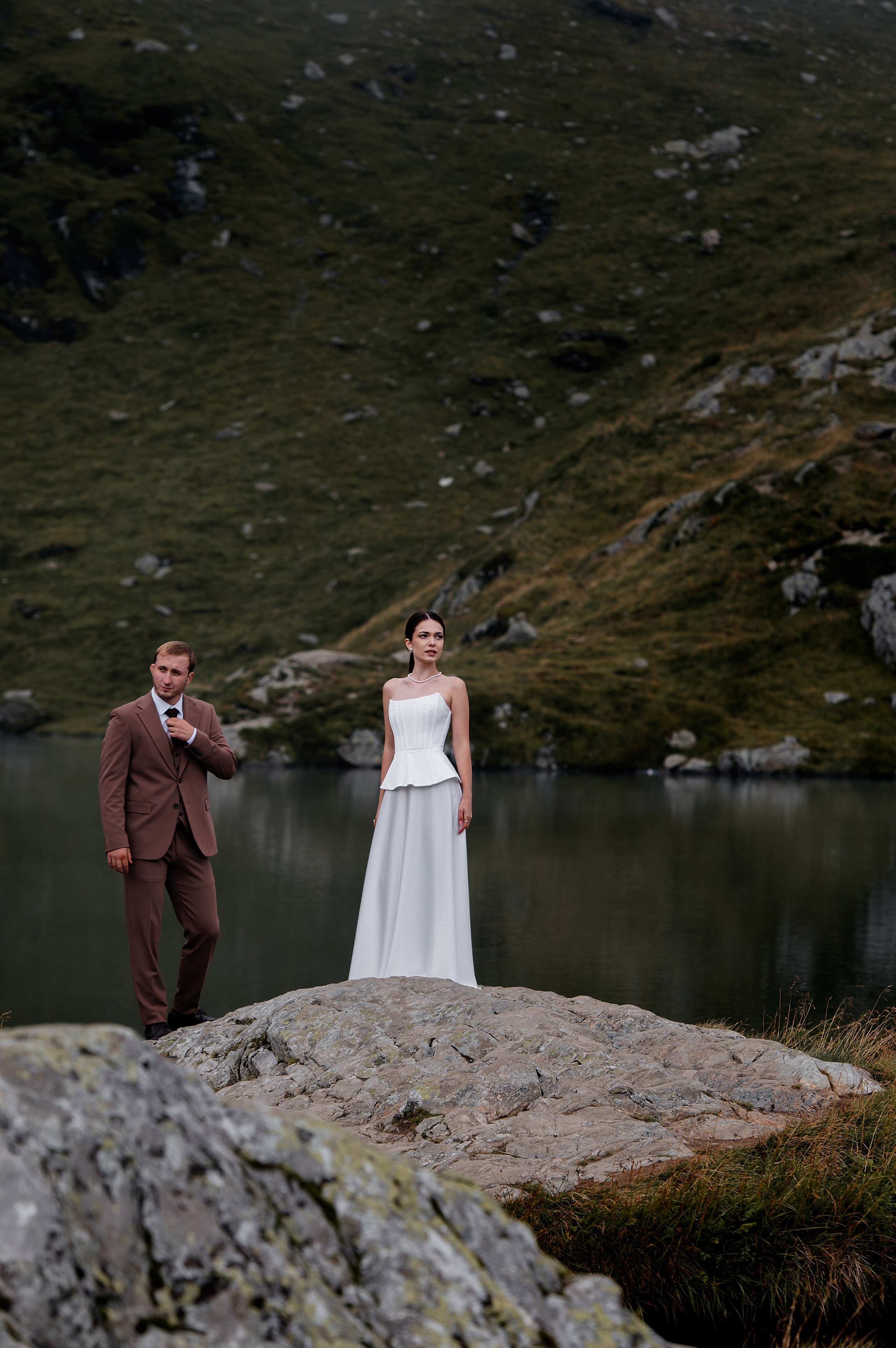 Lacul Bâlea, România. Victoria & Grigorie. Wedding photographer from Moldova Alexey Chipchiu