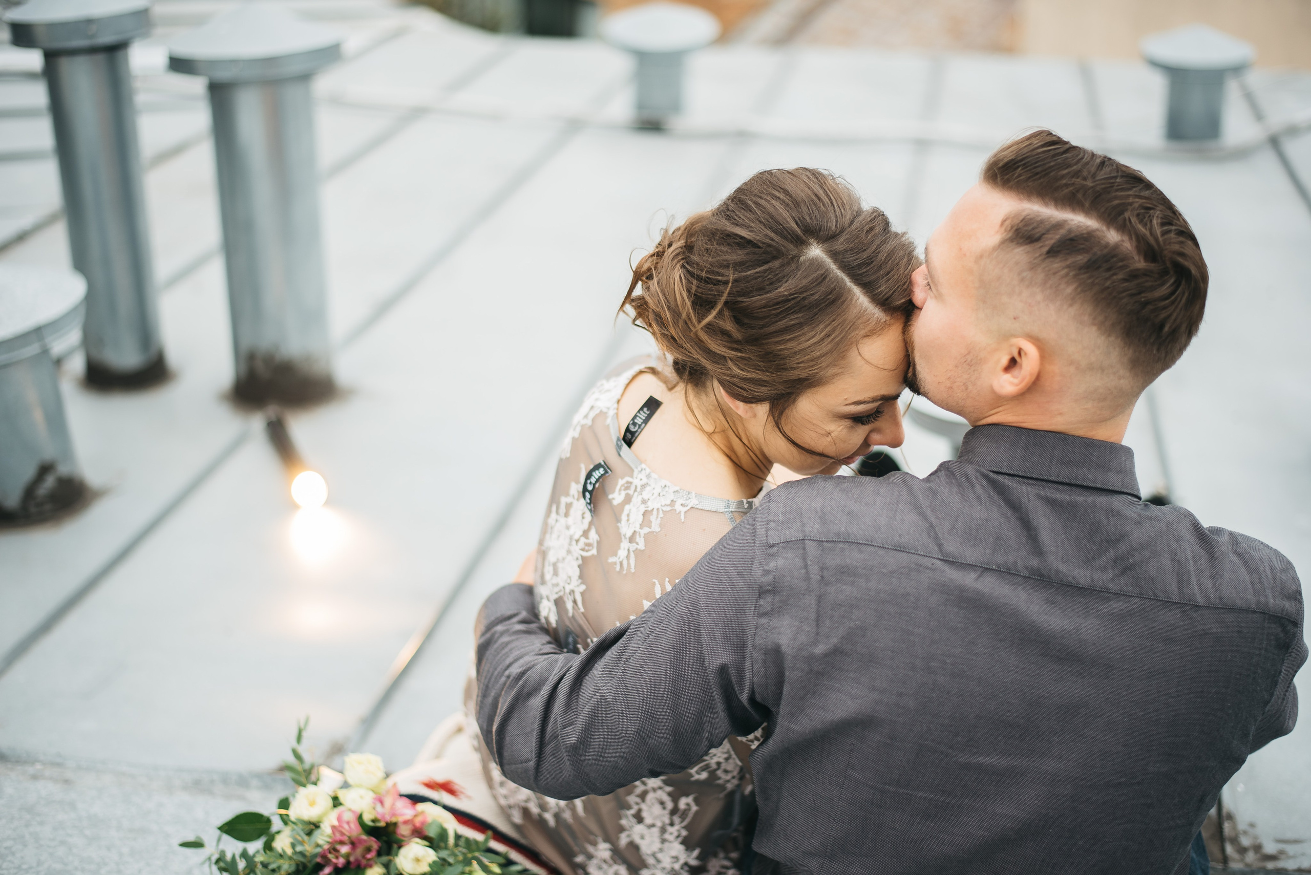 On the roof. Kāzu fotogrāfs Rīgā — Vjačeslavs Lučņenkovs