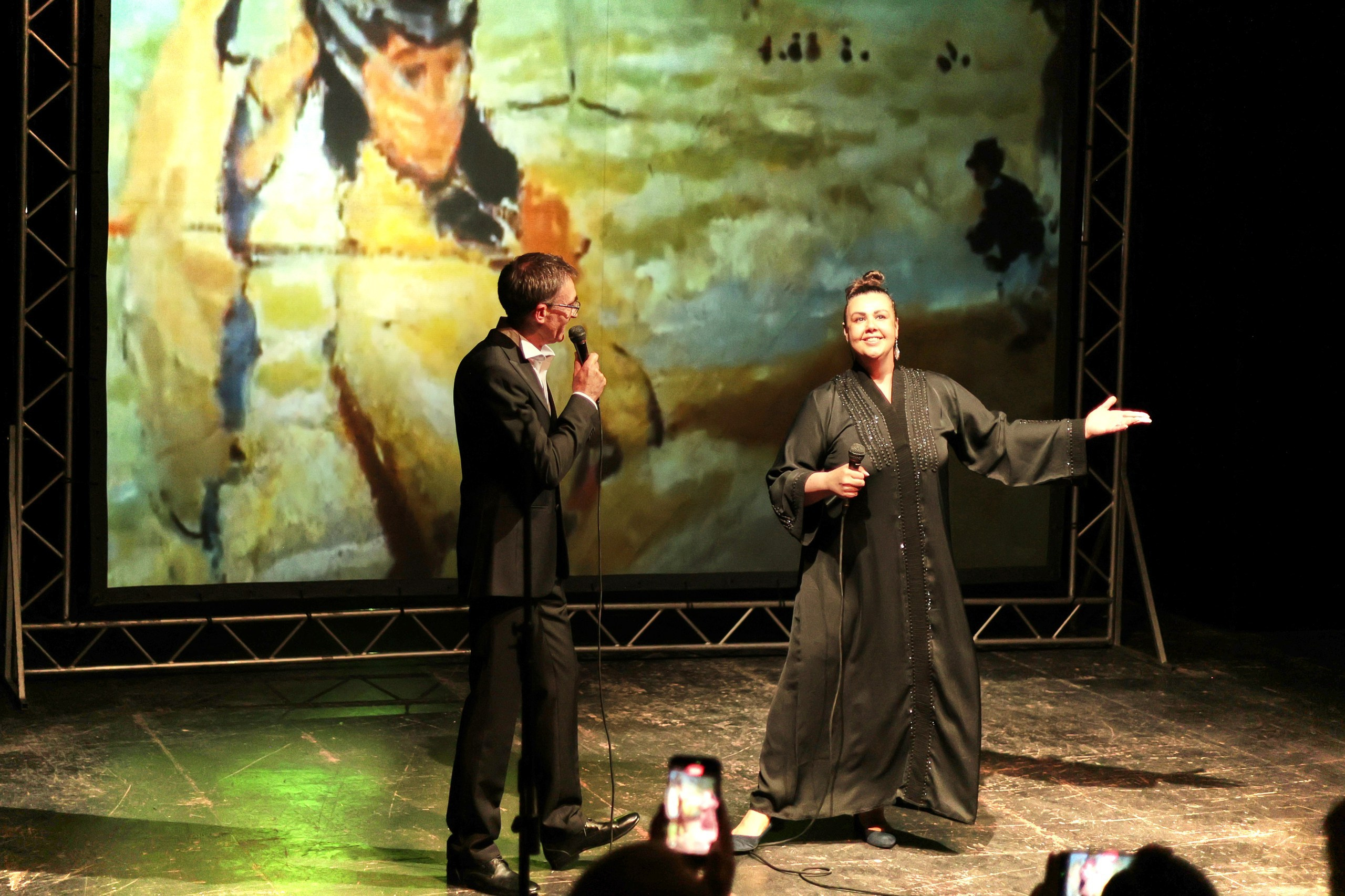 8 journalistic charity concert in Kyiv. Photographer, photo artist Alena Novgorodtseva
