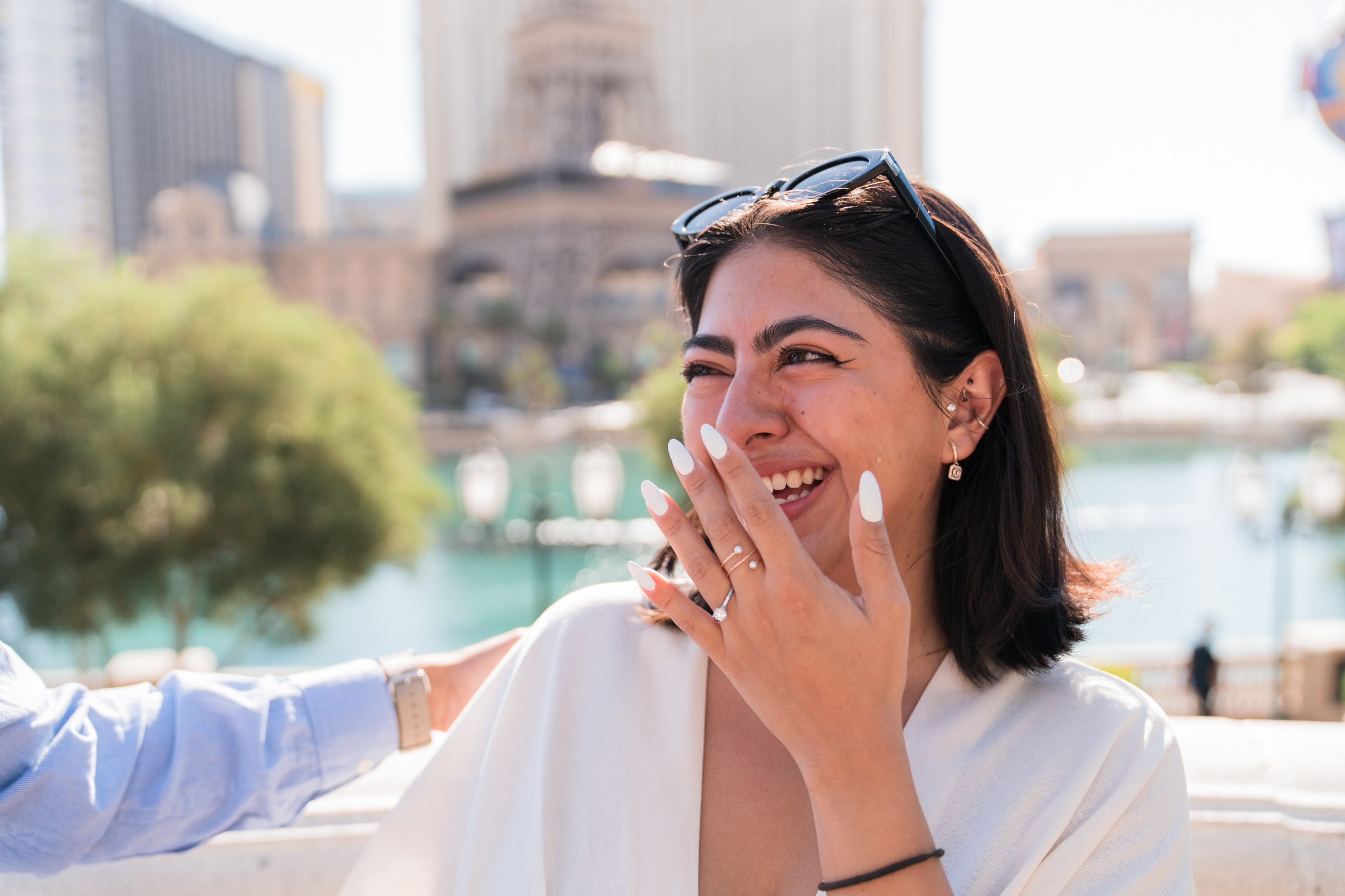 Dani&Lu. Marriage proposal. Wedding & elopement photographer Viktoriya Kravtsov. Las Vegas