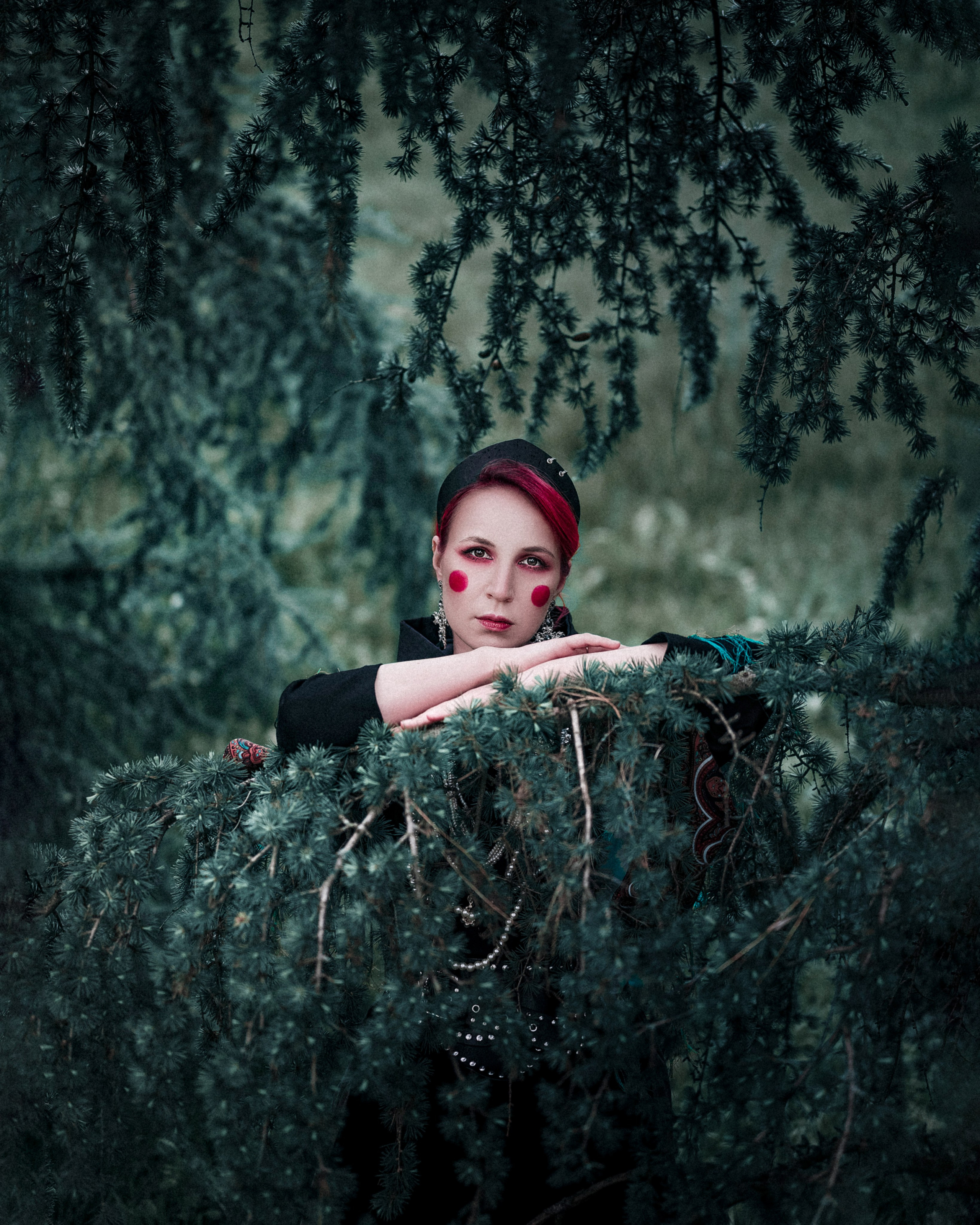 Dark Slavic Fairy-tale in Fir Trees. Moth & Moss Photography