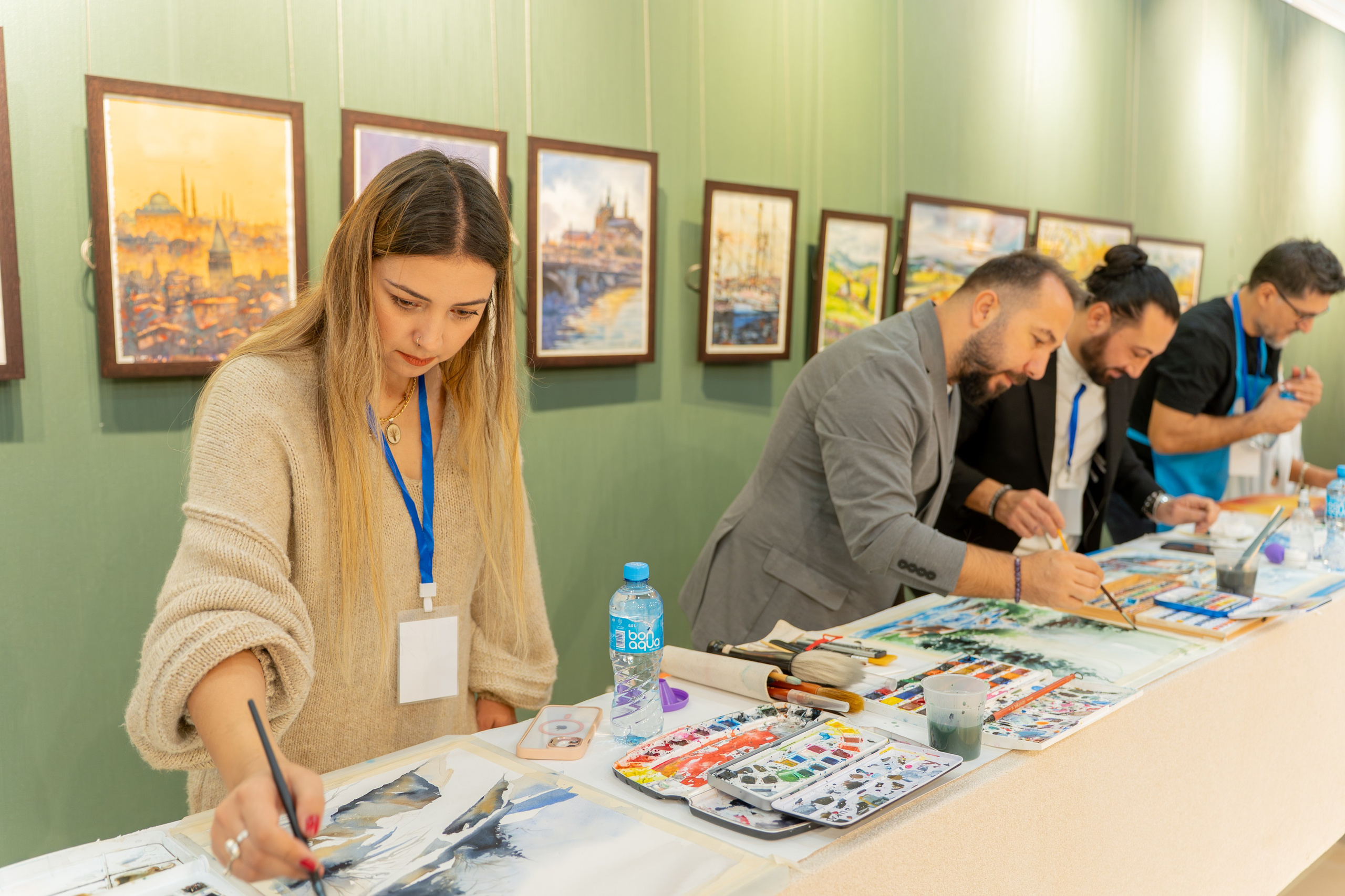 Akvarel Festivalı. Fotoqraf Vəli Məmmədov