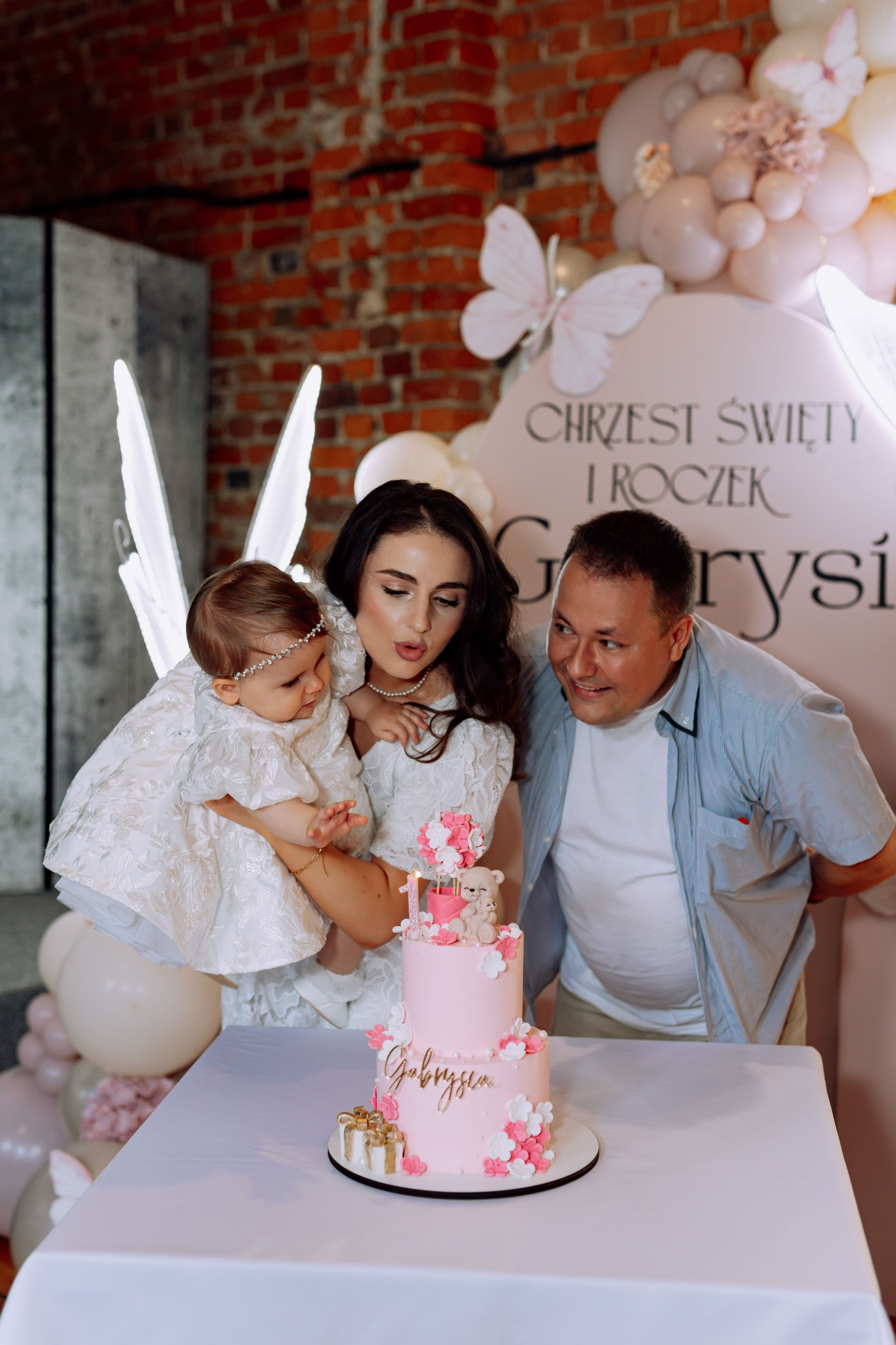 Chrzest Święty i roczek Gabrieli