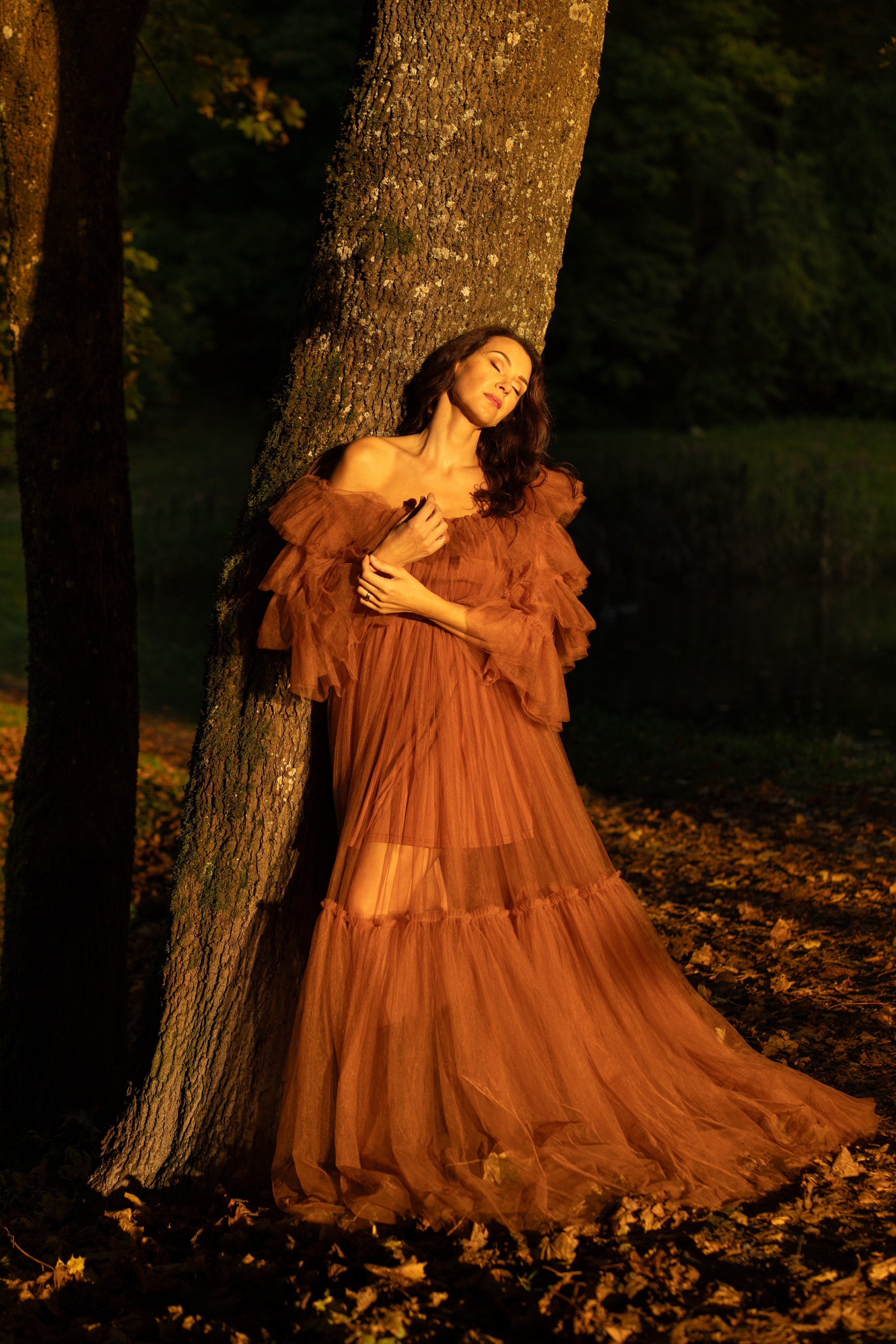 Ruduo parke. Fotografija — Olga Bojarin