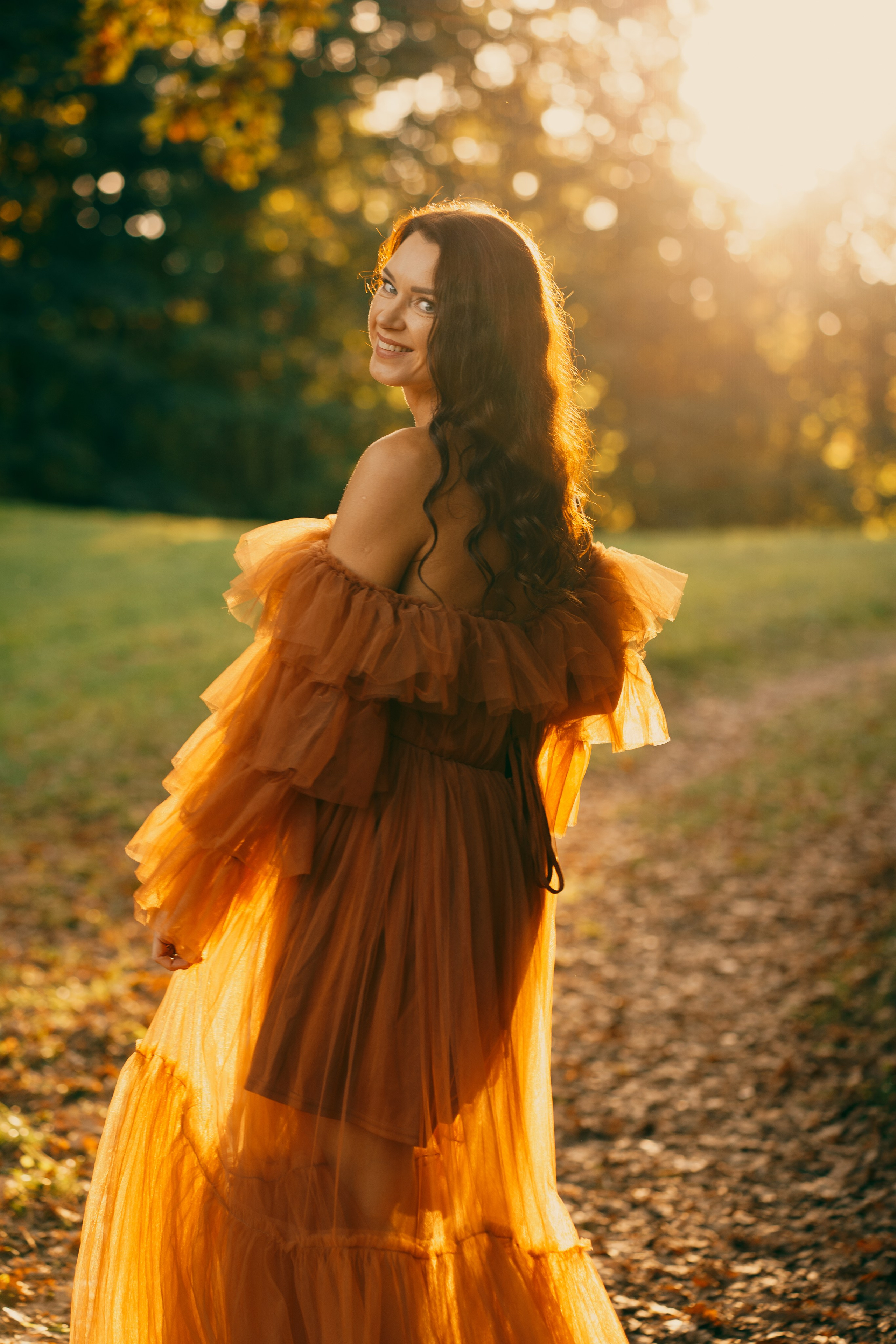 Ruduo parke. Fotografija — Olga Bojarin