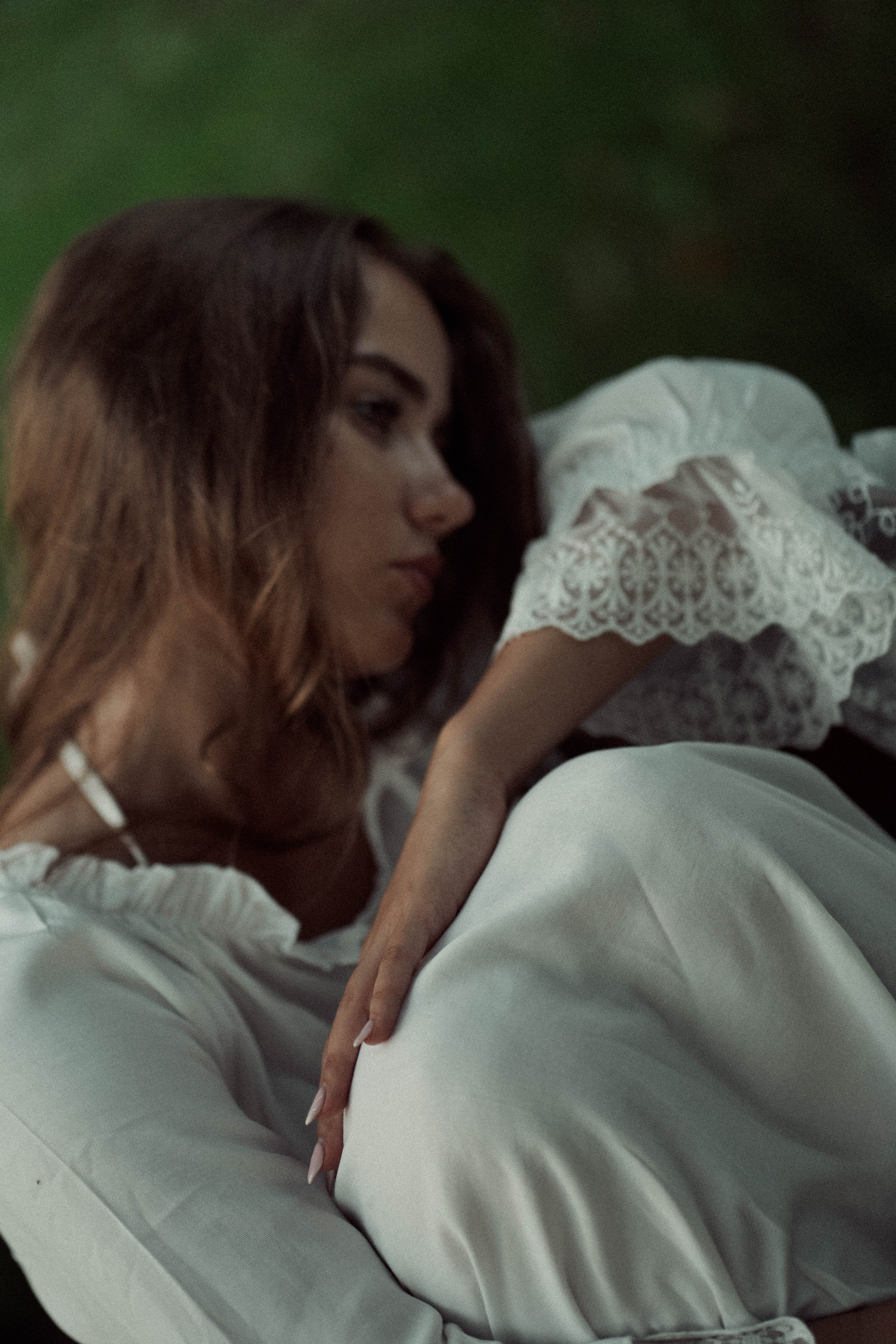 Ugnė obelų sode. Fotografija — Olga Bojarin